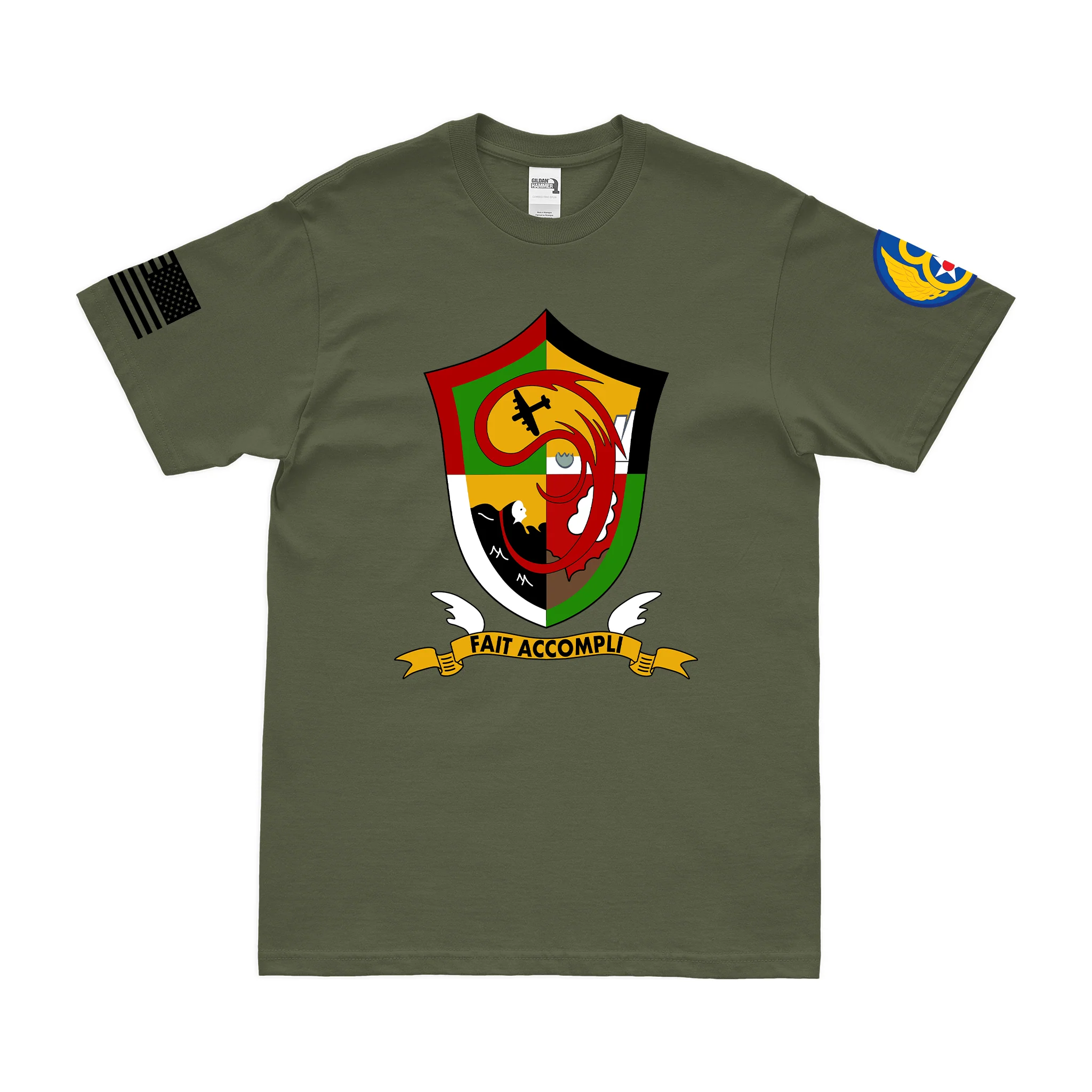 457th Bombardment Group Logo T-Shirt - Image 4