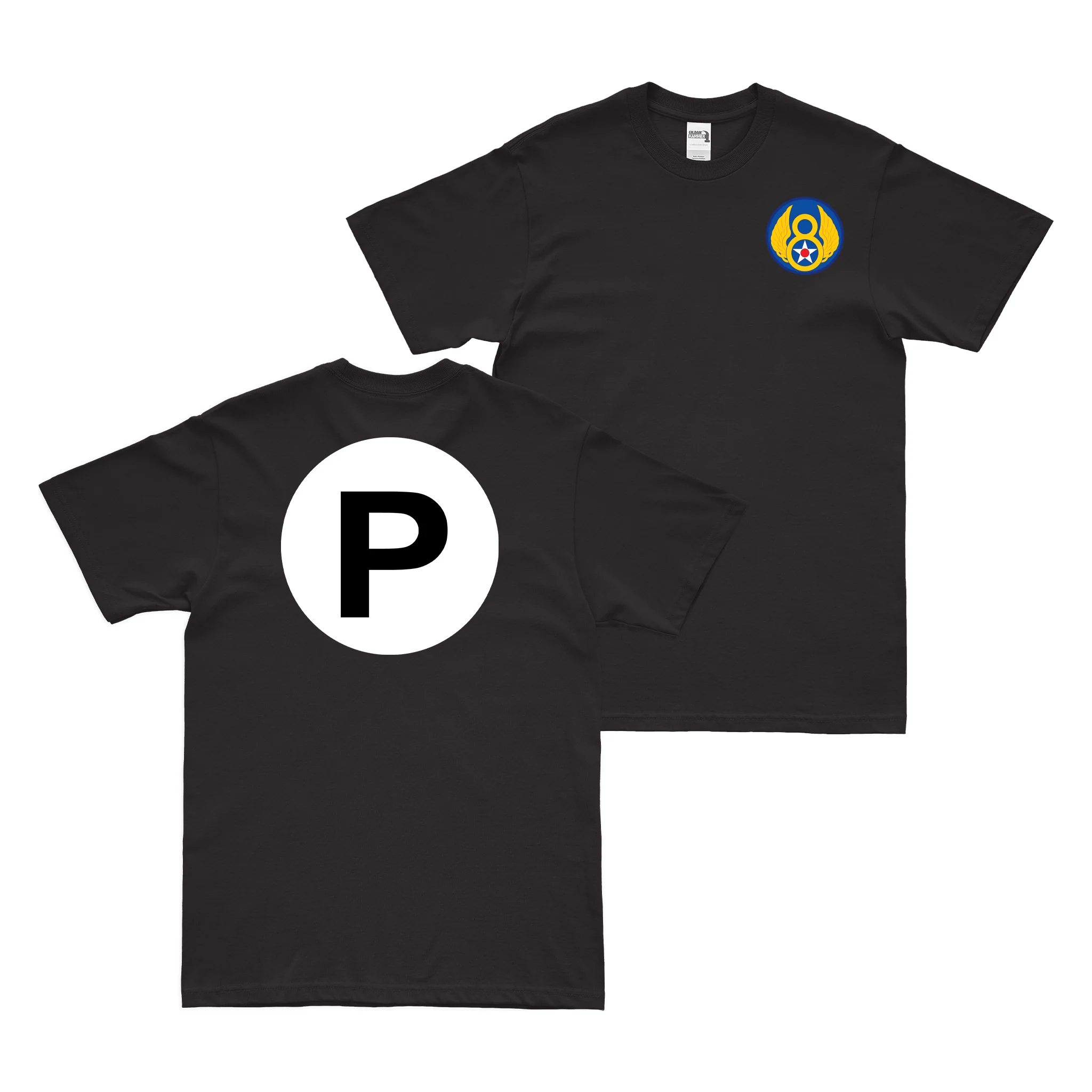 467th Bombardment Group Circle-P Tail Code WW2 T-Shirt