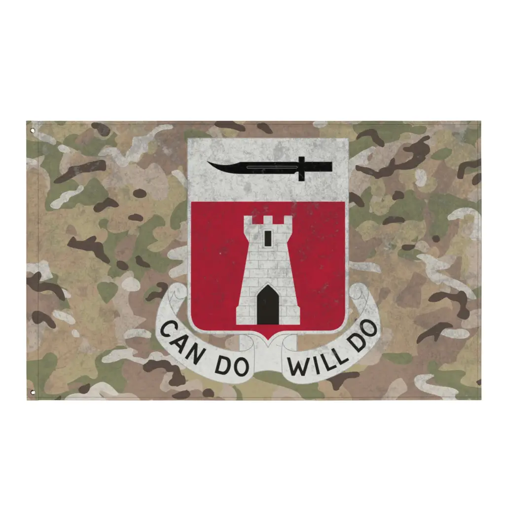 467th Engineer Battalion Indoor Wall Flag