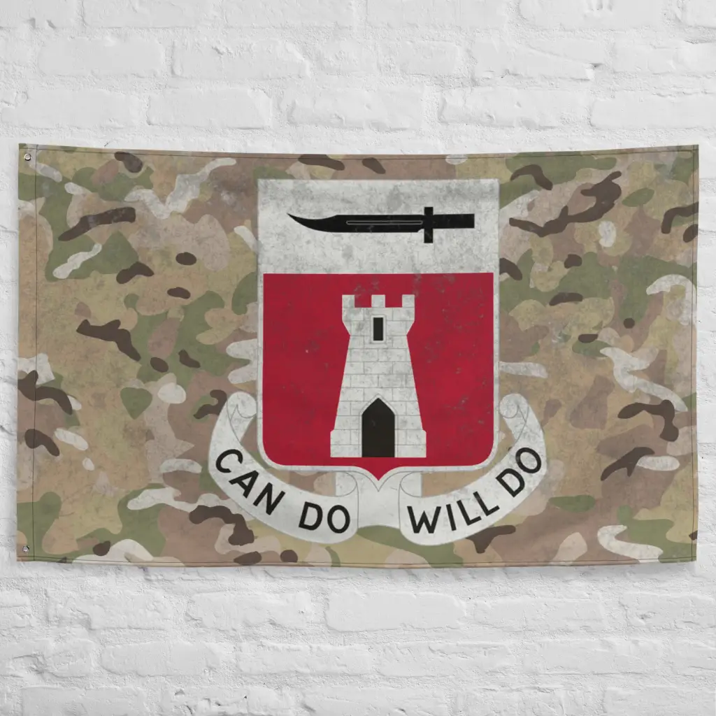467th Engineer Battalion Indoor Wall Flag - Image 5
