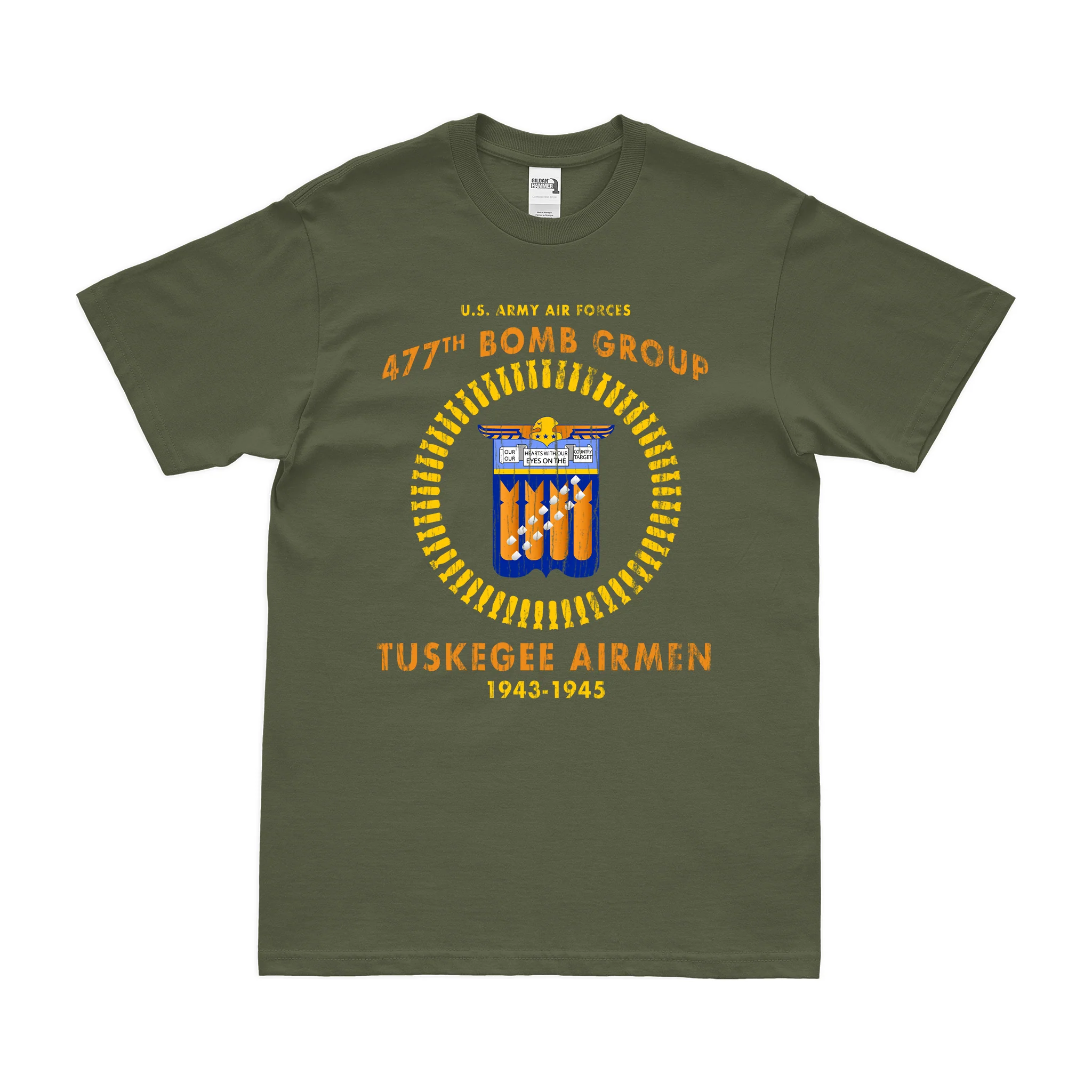 477th Bomb Group Tuskegee Airmen WW2 Legacy T-Shirt - Image 4
