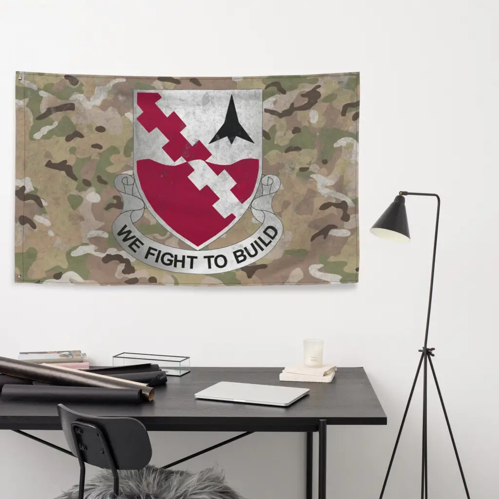 479th Engineer Battalion Indoor Wall Flag - Image 4