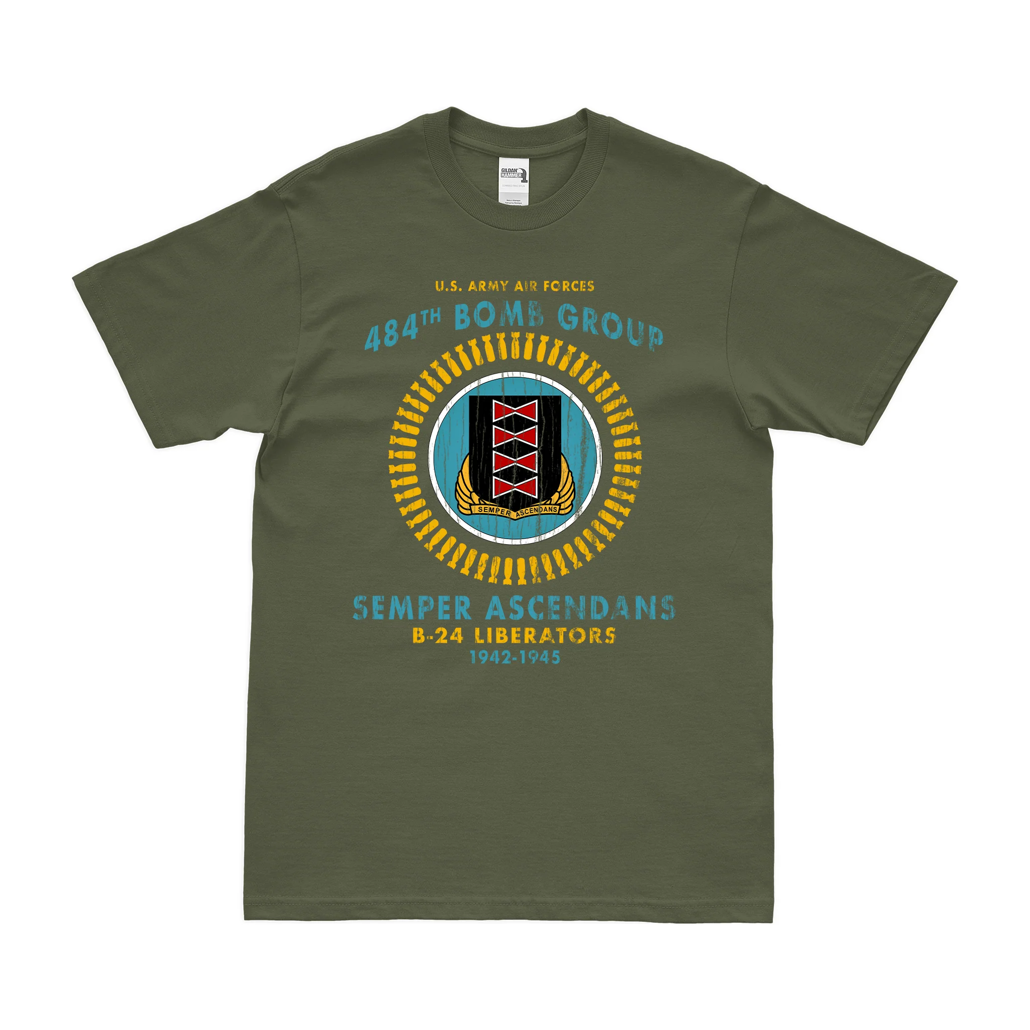 484th Bomb Group WW2 Legacy T-Shirt - Image 4