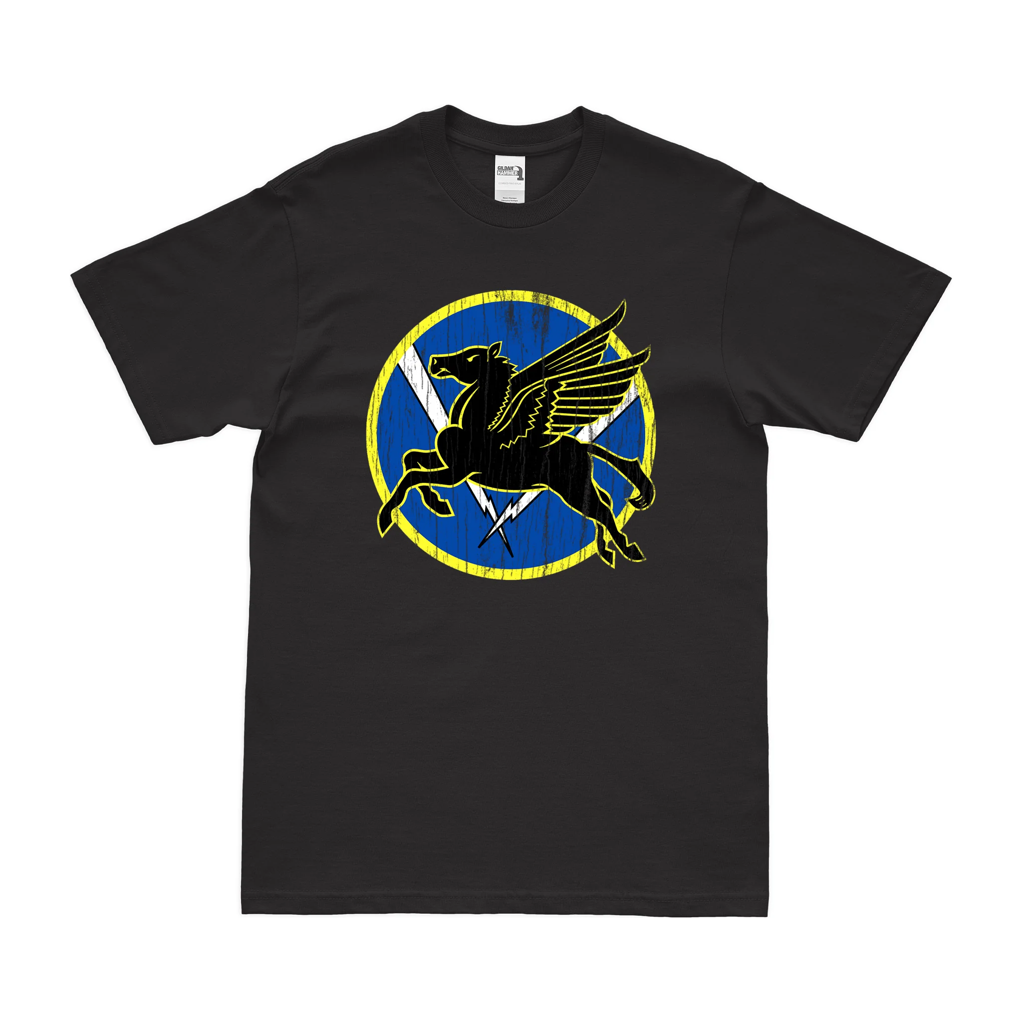 486th Fighter Squadron WW2 Logo T-Shirt - Image 3