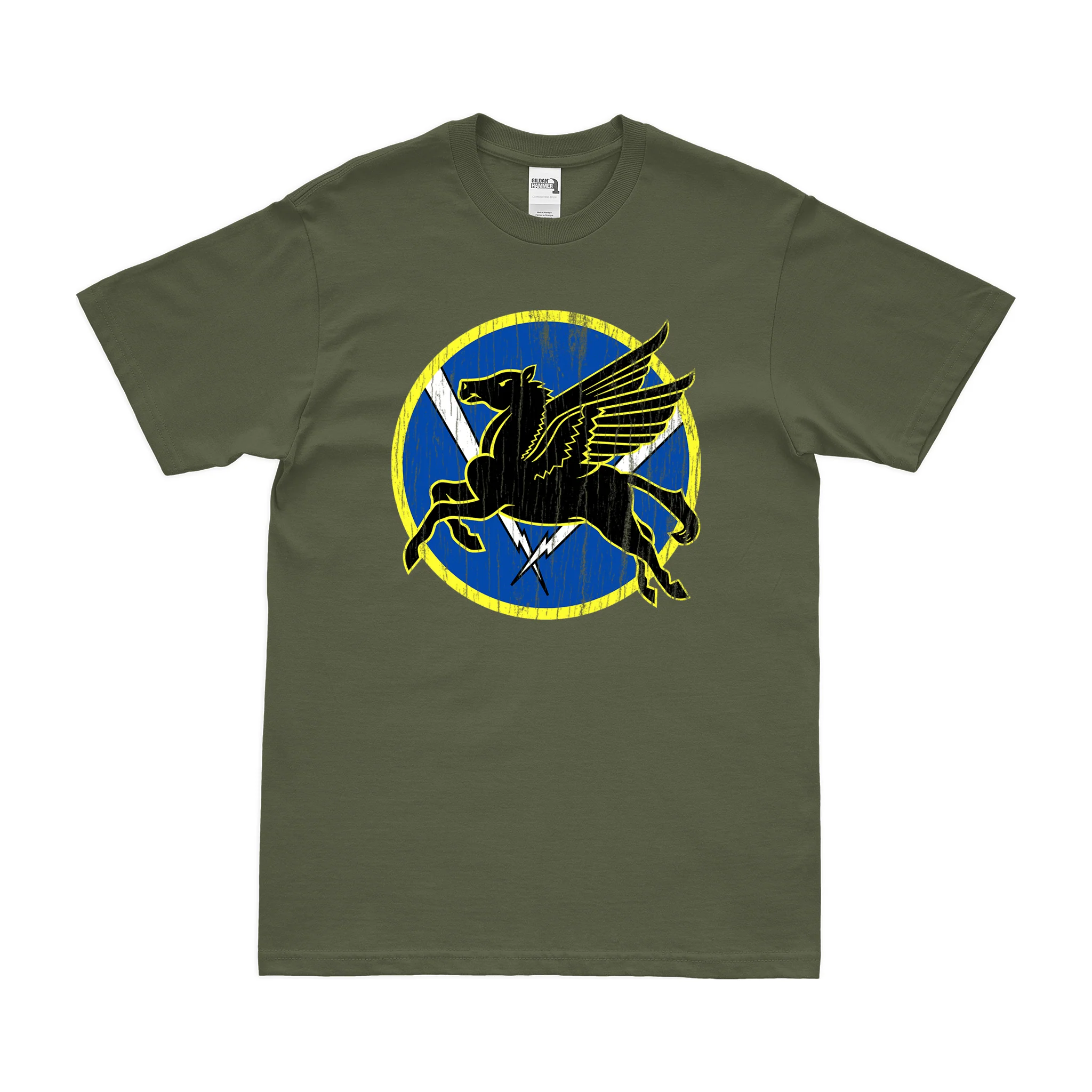 486th Fighter Squadron WW2 Logo T-Shirt - Image 4