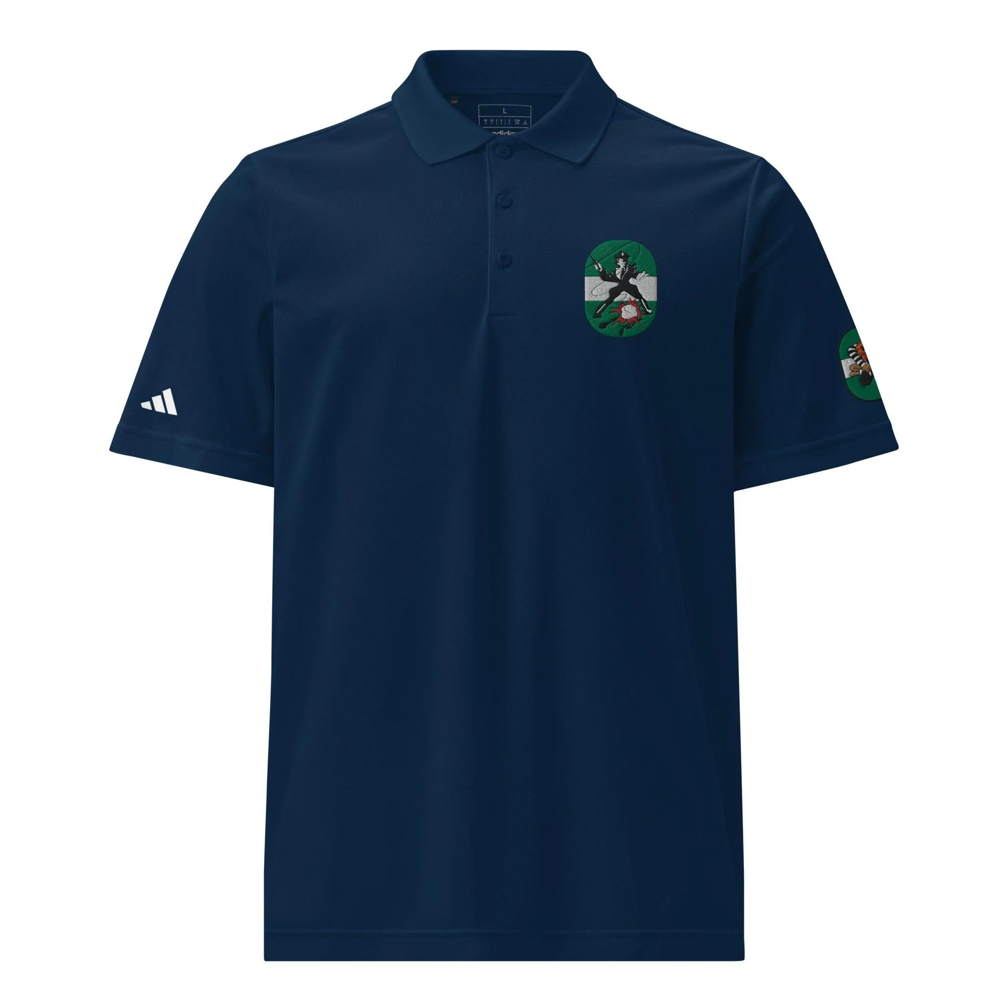 491st BG 854th Bomb Squadron Embroidered Adidas® Sport Polo - Image 5