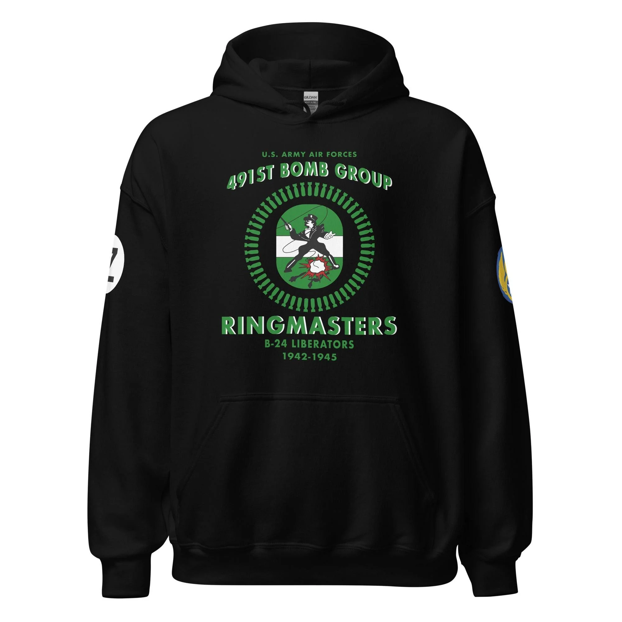 491st Bomb Group (Heavy) 'Ringmasters' WW2 Legacy Unisex Hoodie