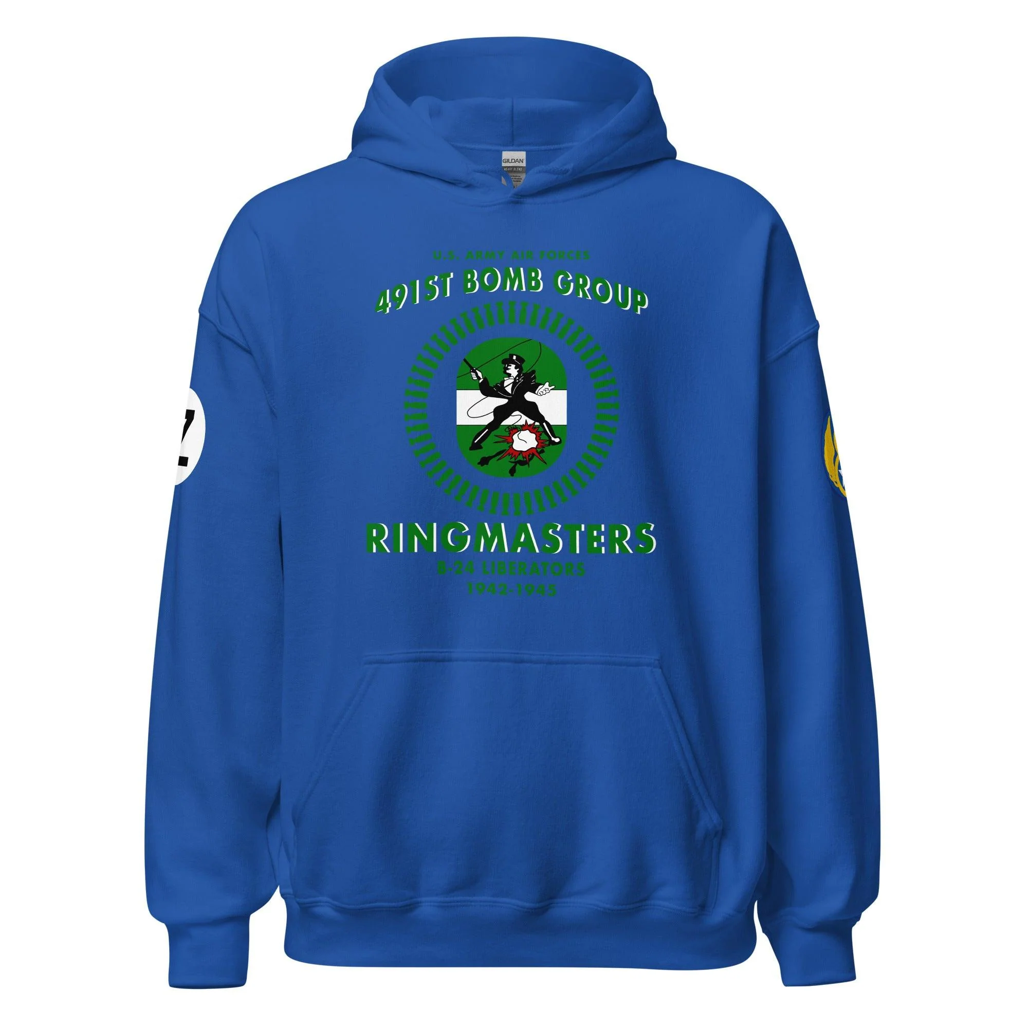 491st Bomb Group (Heavy) 'Ringmasters' WW2 Legacy Unisex Hoodie - Image 13
