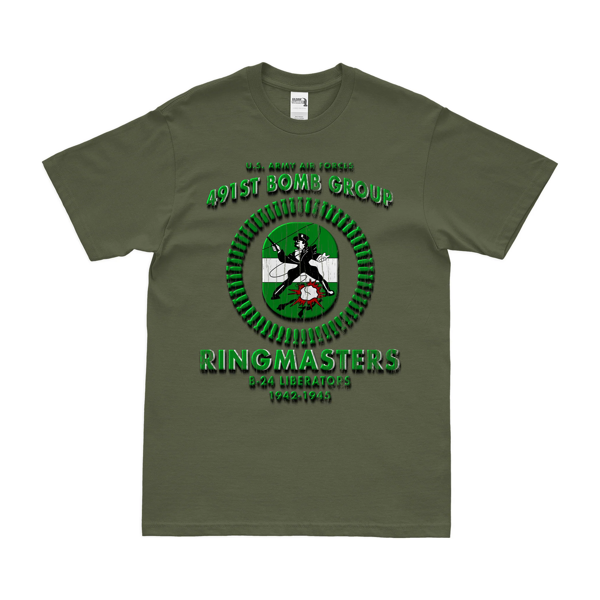 491st Bombardment Group WW2 Legacy T-Shirt - Image 4