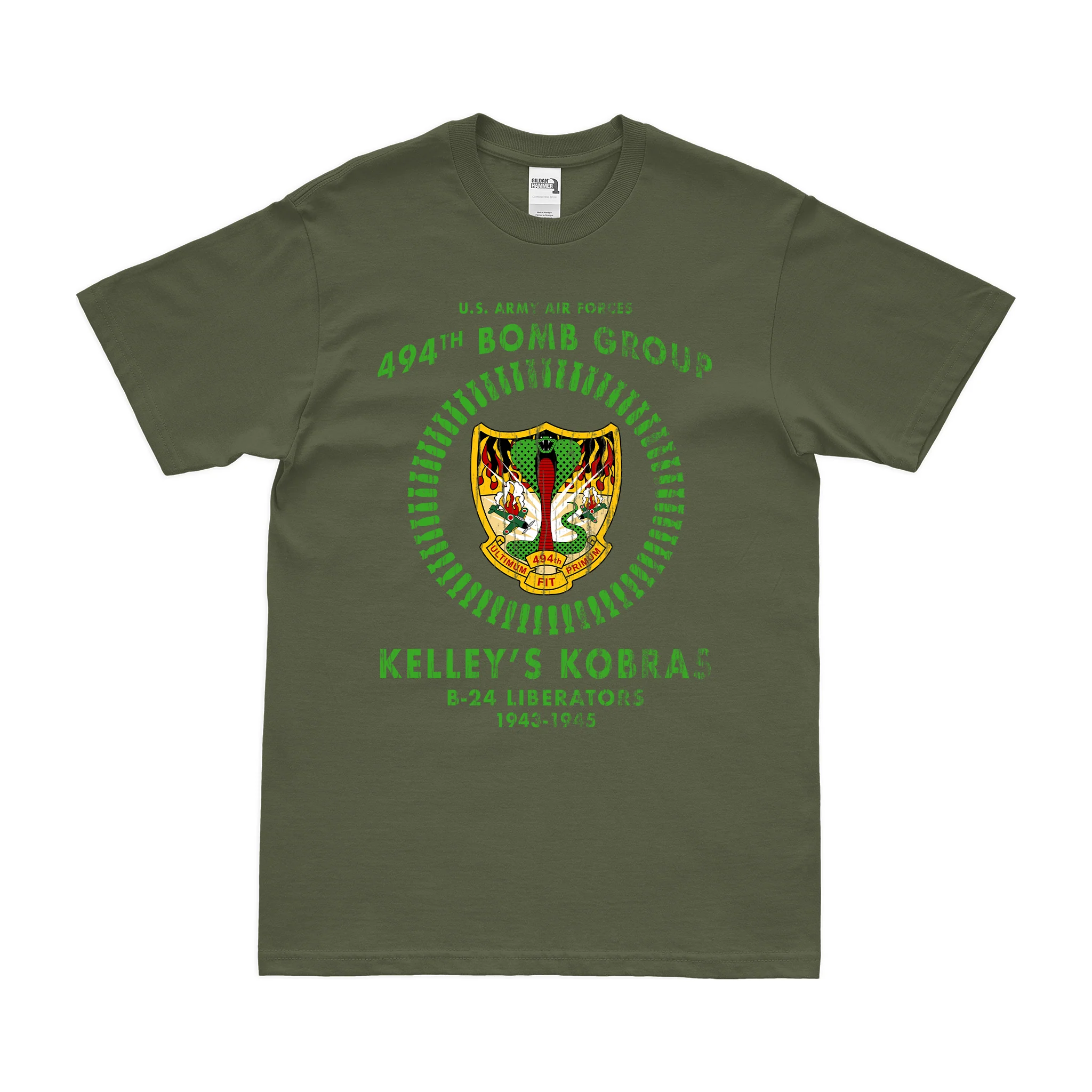 494th Bomb Group WW2 Legacy T-Shirt - Image 4