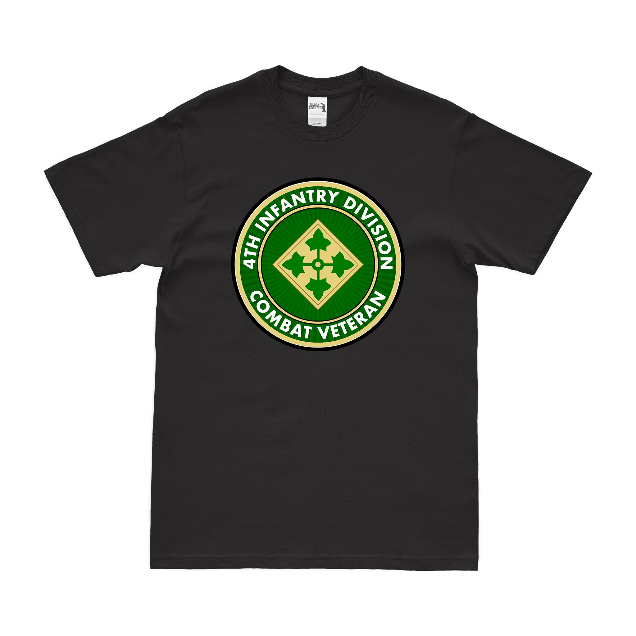 4th Infantry Division Combat Veteran T-Shirt
