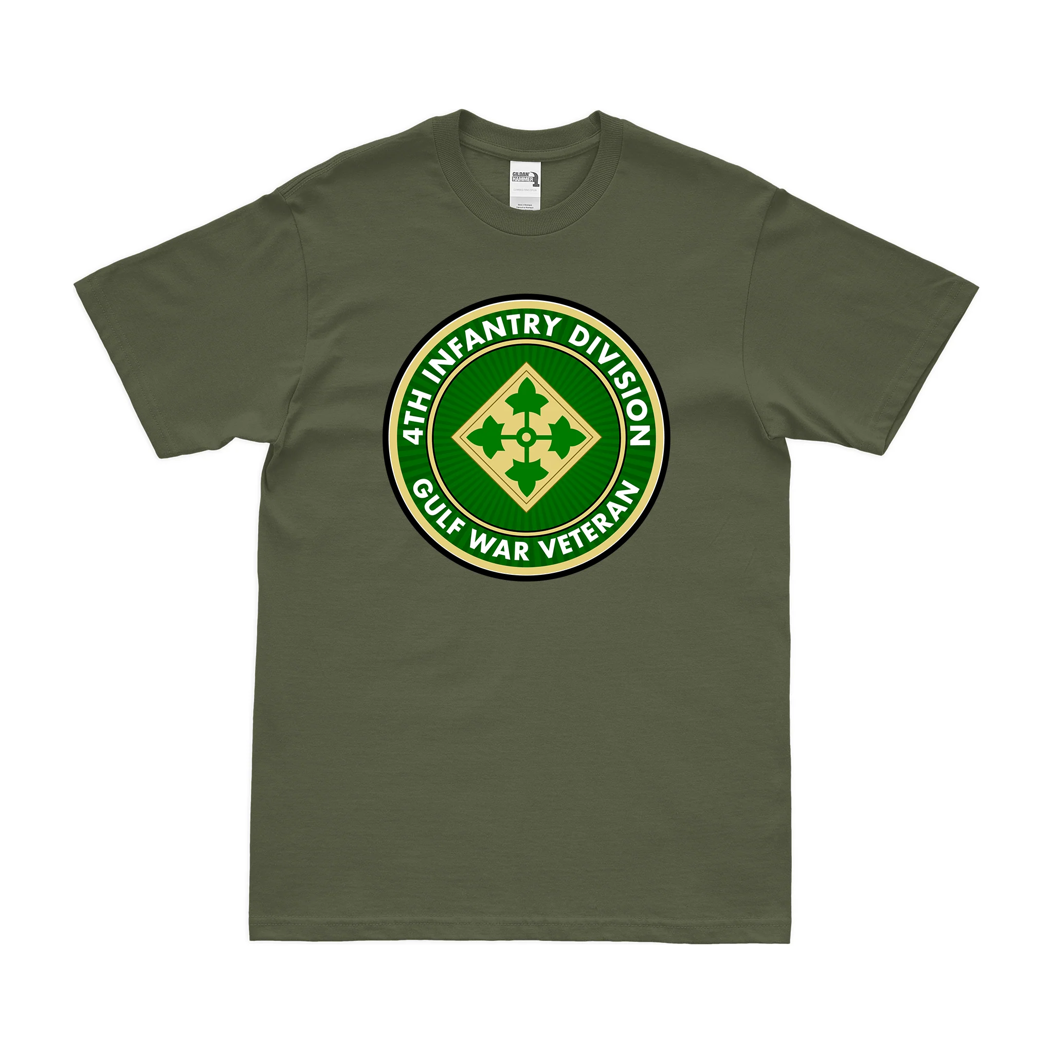 4th Infantry Division Gulf War Veteran T-Shirt - Image 2