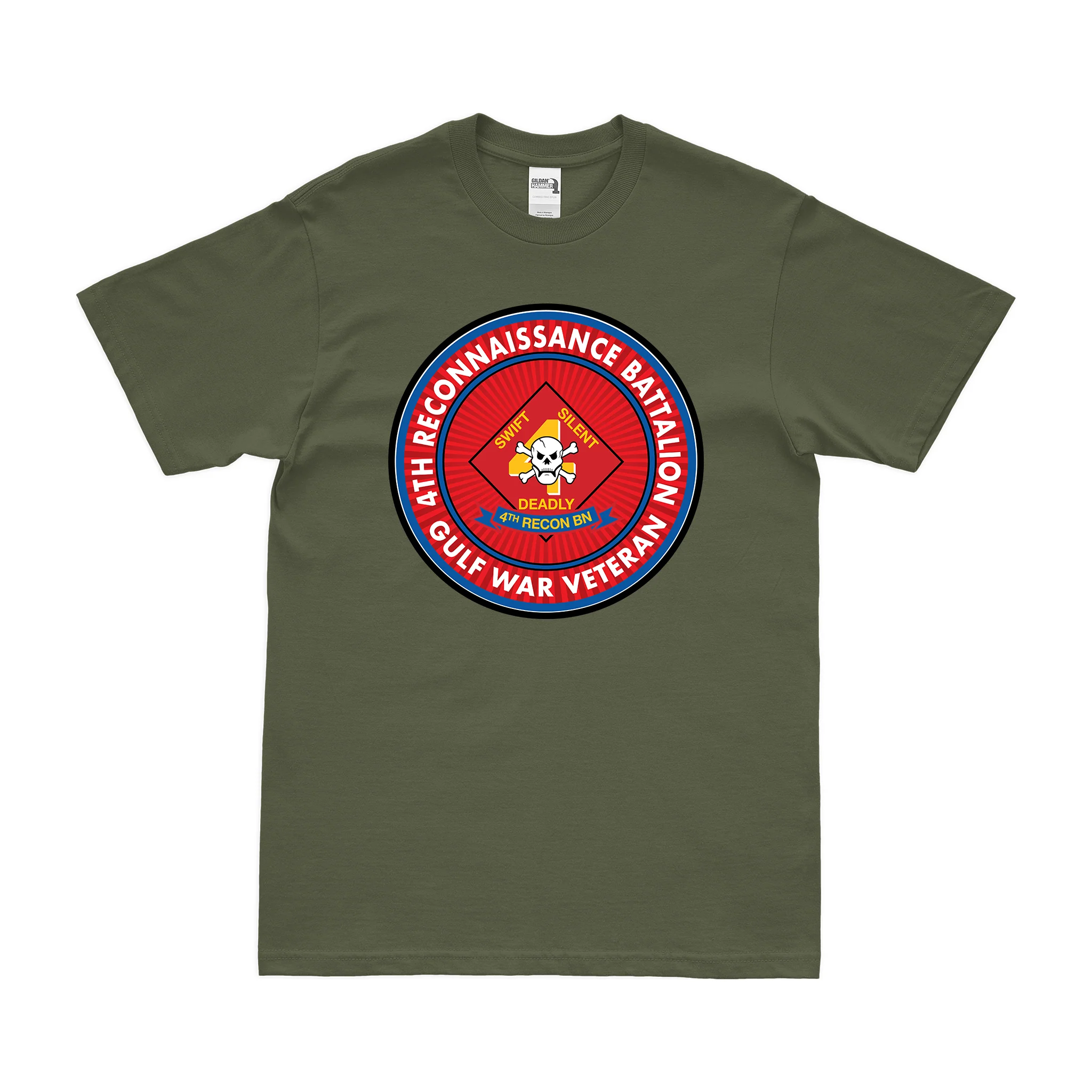 4th Recon Bn Gulf War Veteran T-Shirt - Image 2
