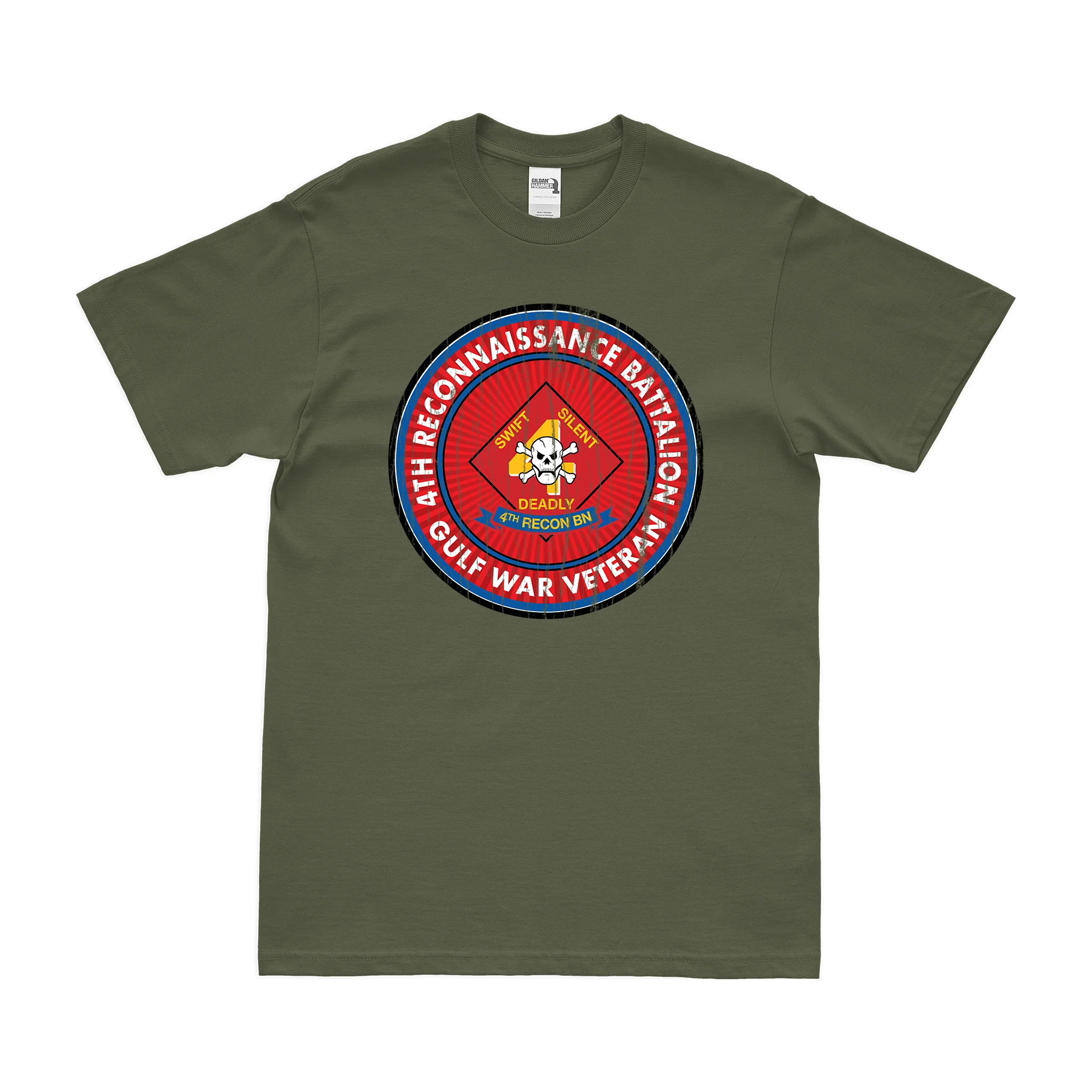 4th Recon Bn Gulf War Veteran T-Shirt - Image 4