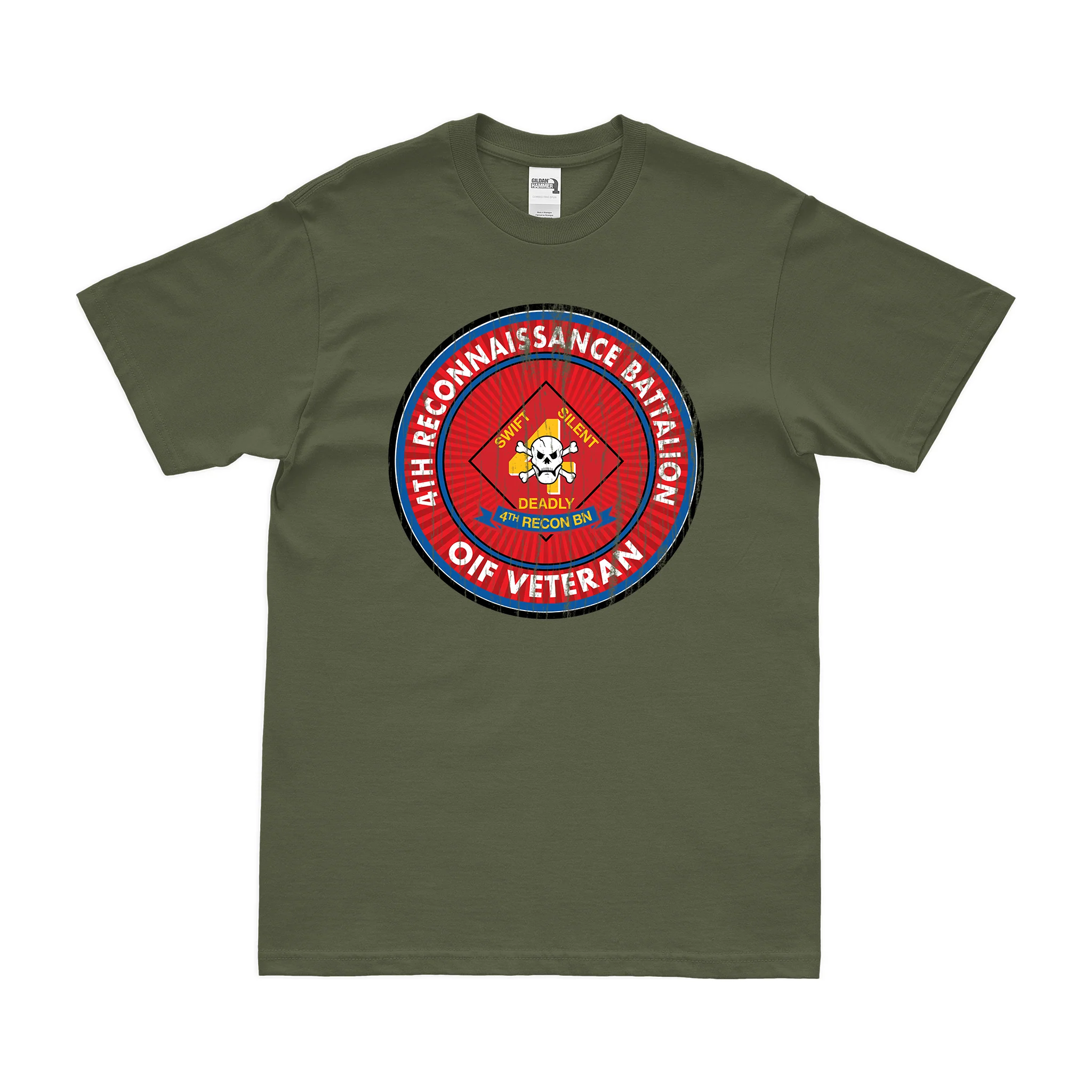 4th Recon Bn OIF Veteran T-Shirt - Image 4