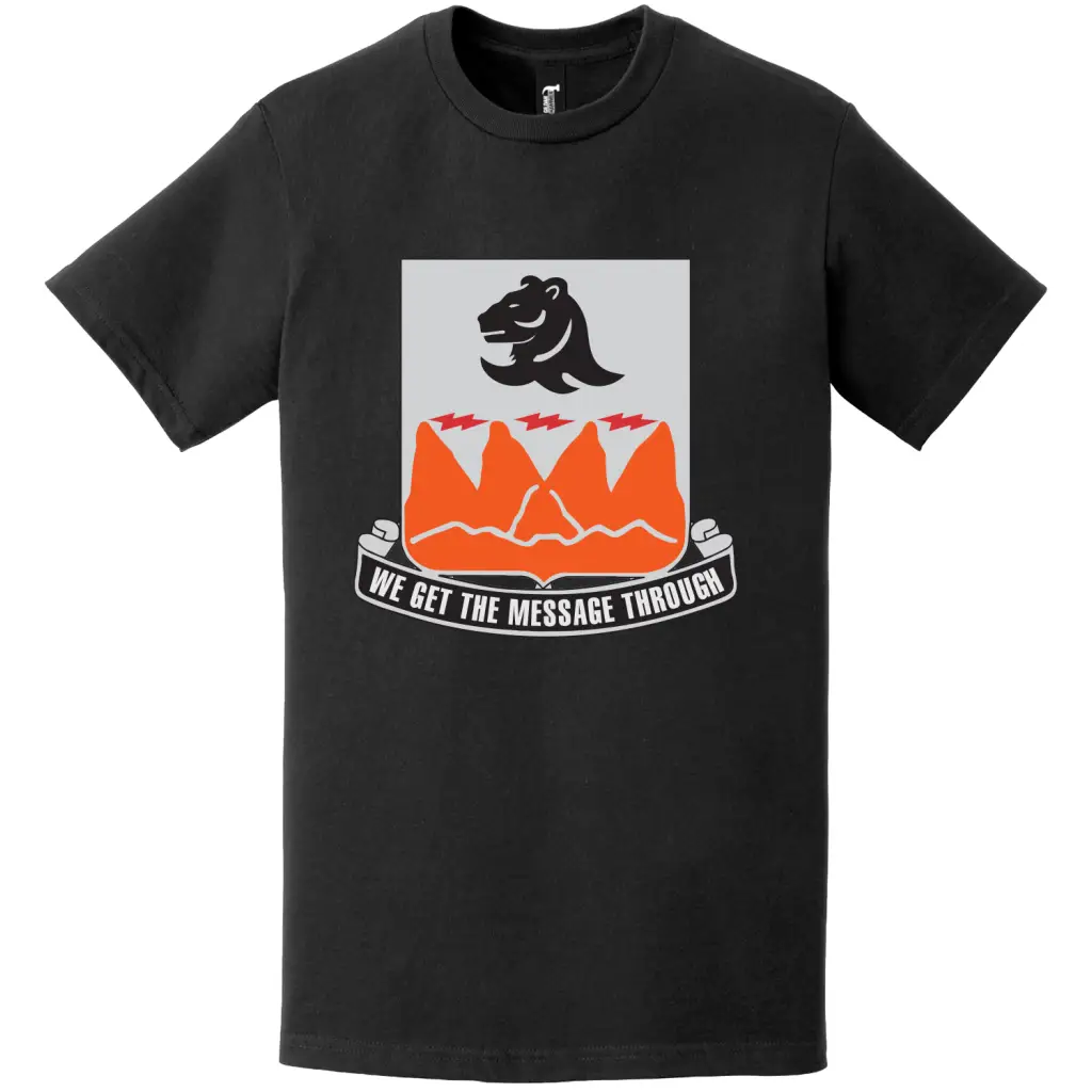 4th Signal Battalion DUI Logo Emblem Insignia T-Shirt