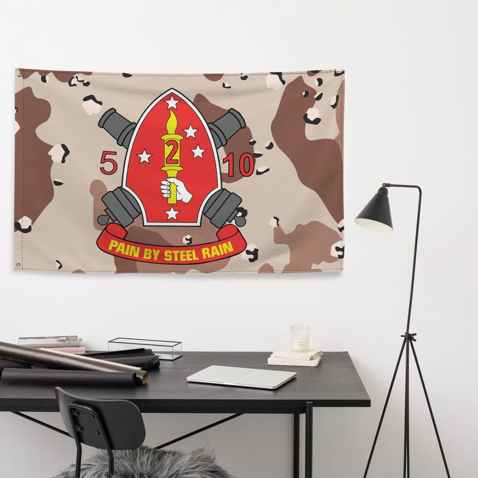 5/10 Marines Chocolate-Chip Camo USMC Flag - Image 3