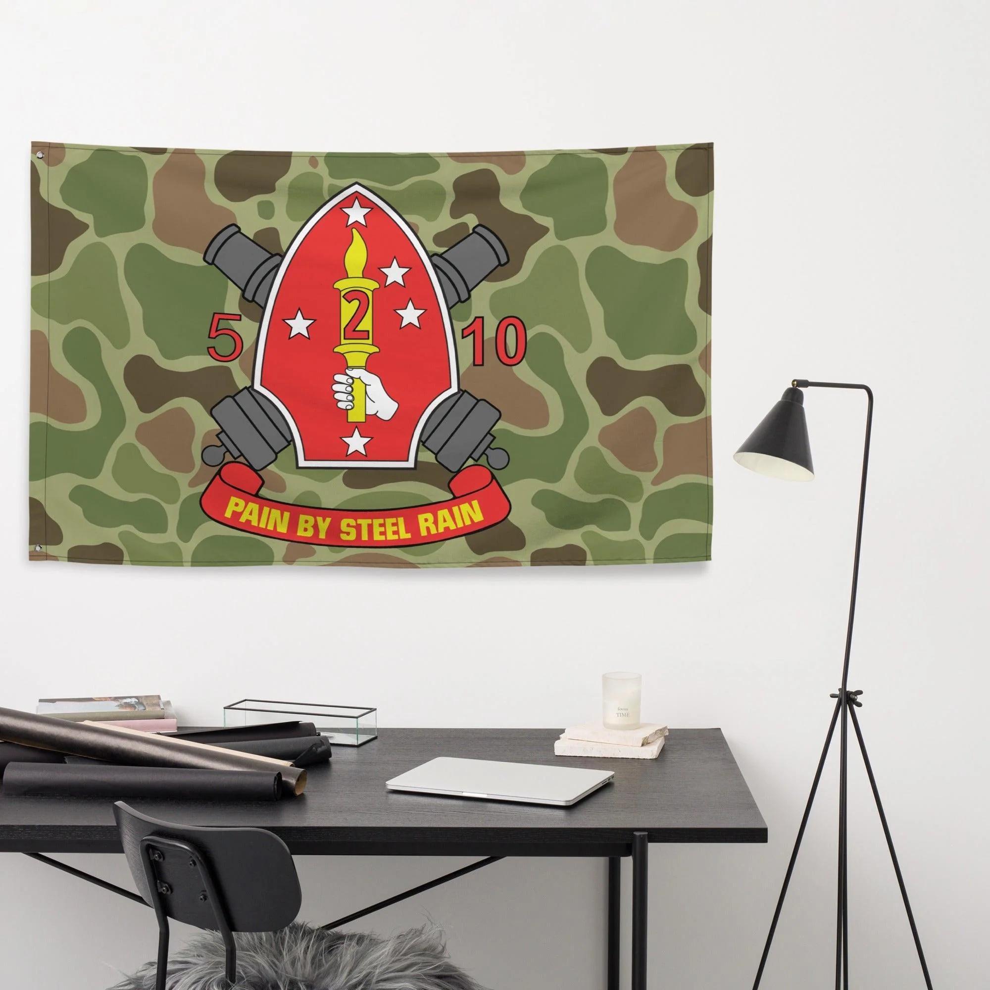 5/10 Marines Frogskin Camo USMC Flag - Image 3