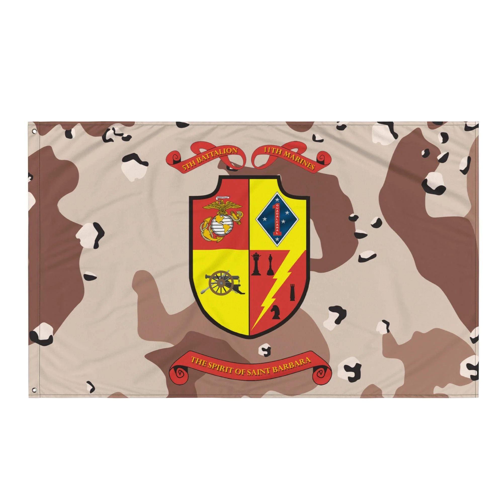 5/11 Marines Chocolate-Chip Camo USMC Flag