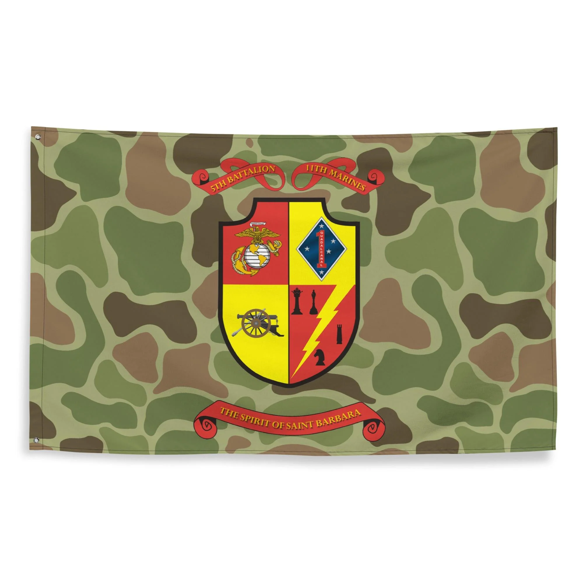 5/11 Marines Frogskin Camo USMC Flag - Image 4