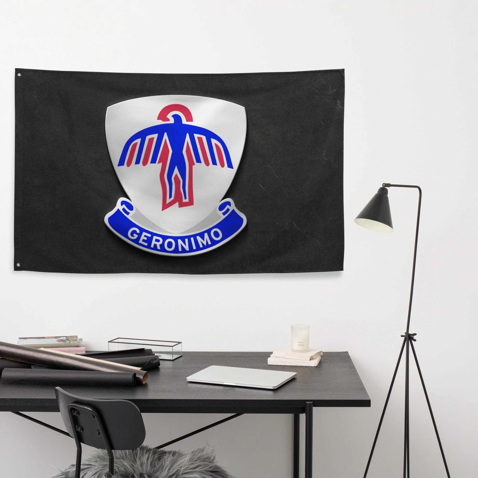 U.S. Army 501st Airborne Infantry Regiment Flag - Image 2