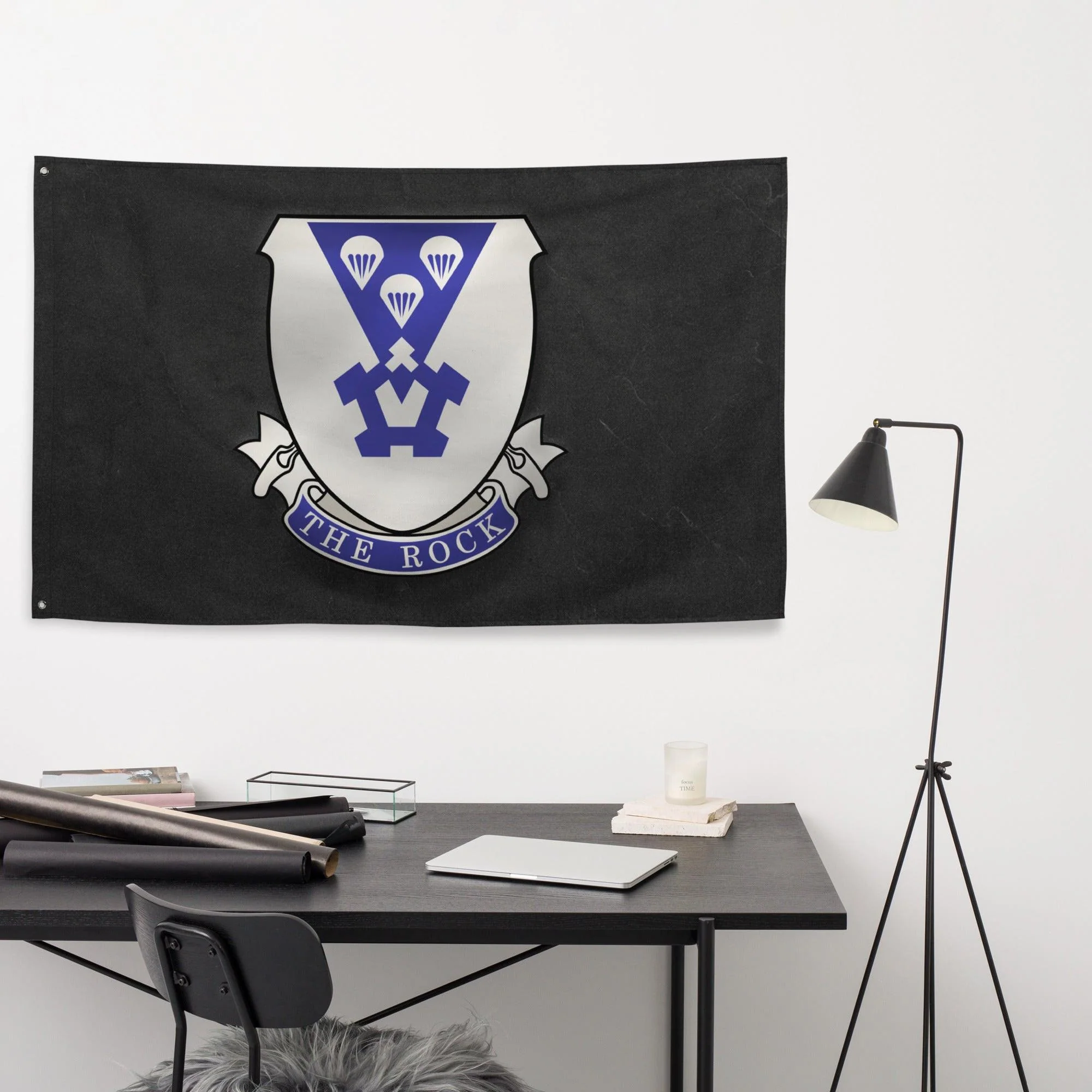 U.S. Army 503rd Airborne Infantry Regiment 'The Rock' Flag - Image 2