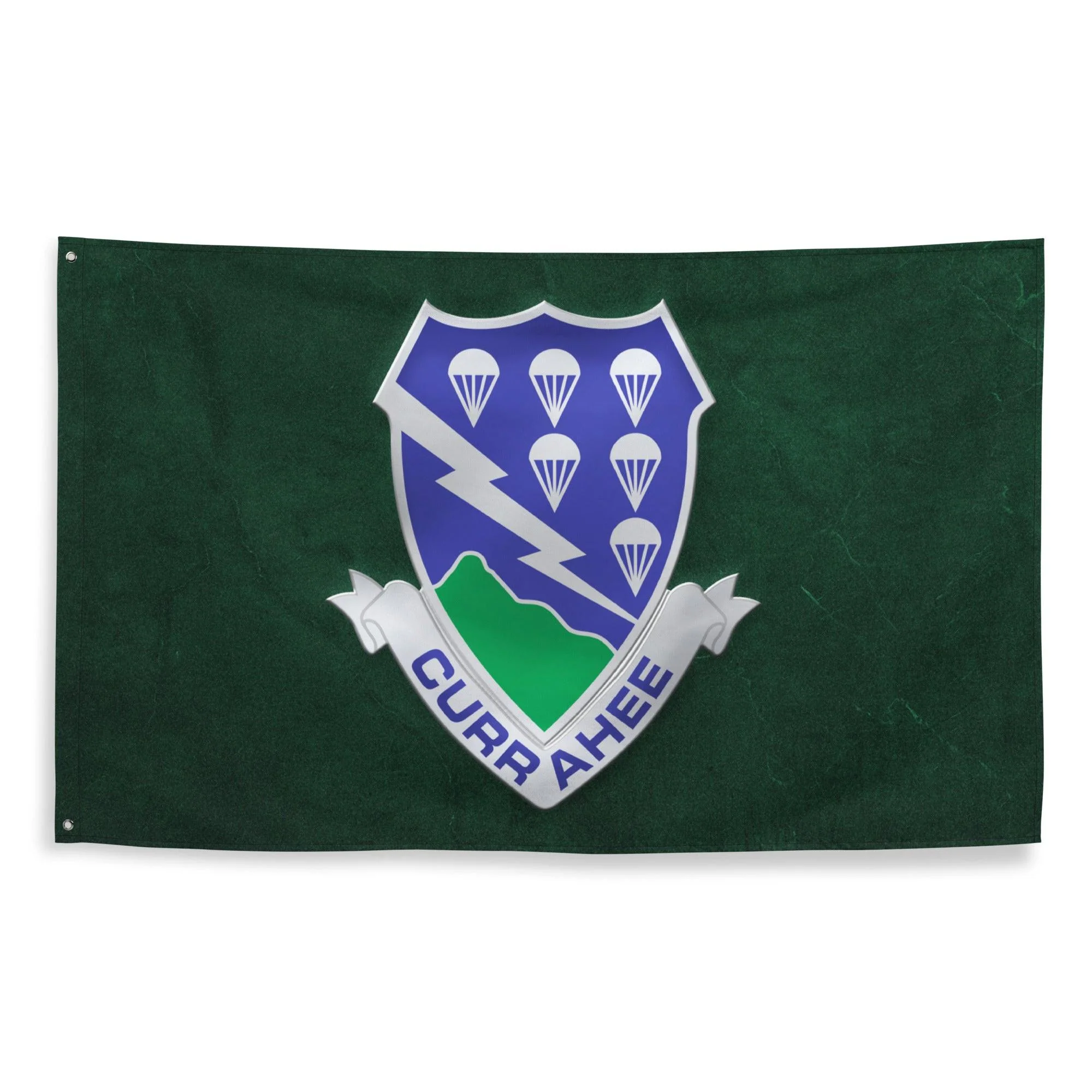 506th Parachute Infantry (506th PIR) "Curahee" Green Flag - Image 3