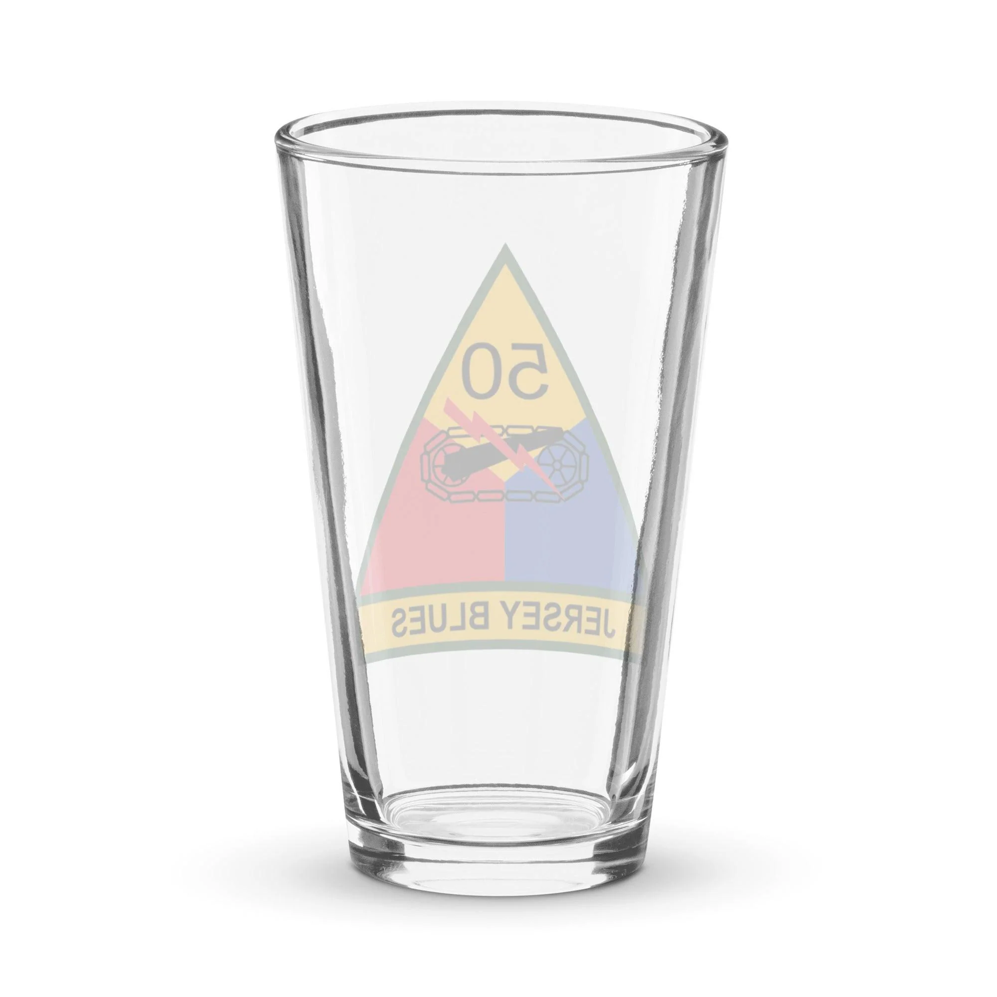 50th Armored Division Beer Pint Glass - Image 2