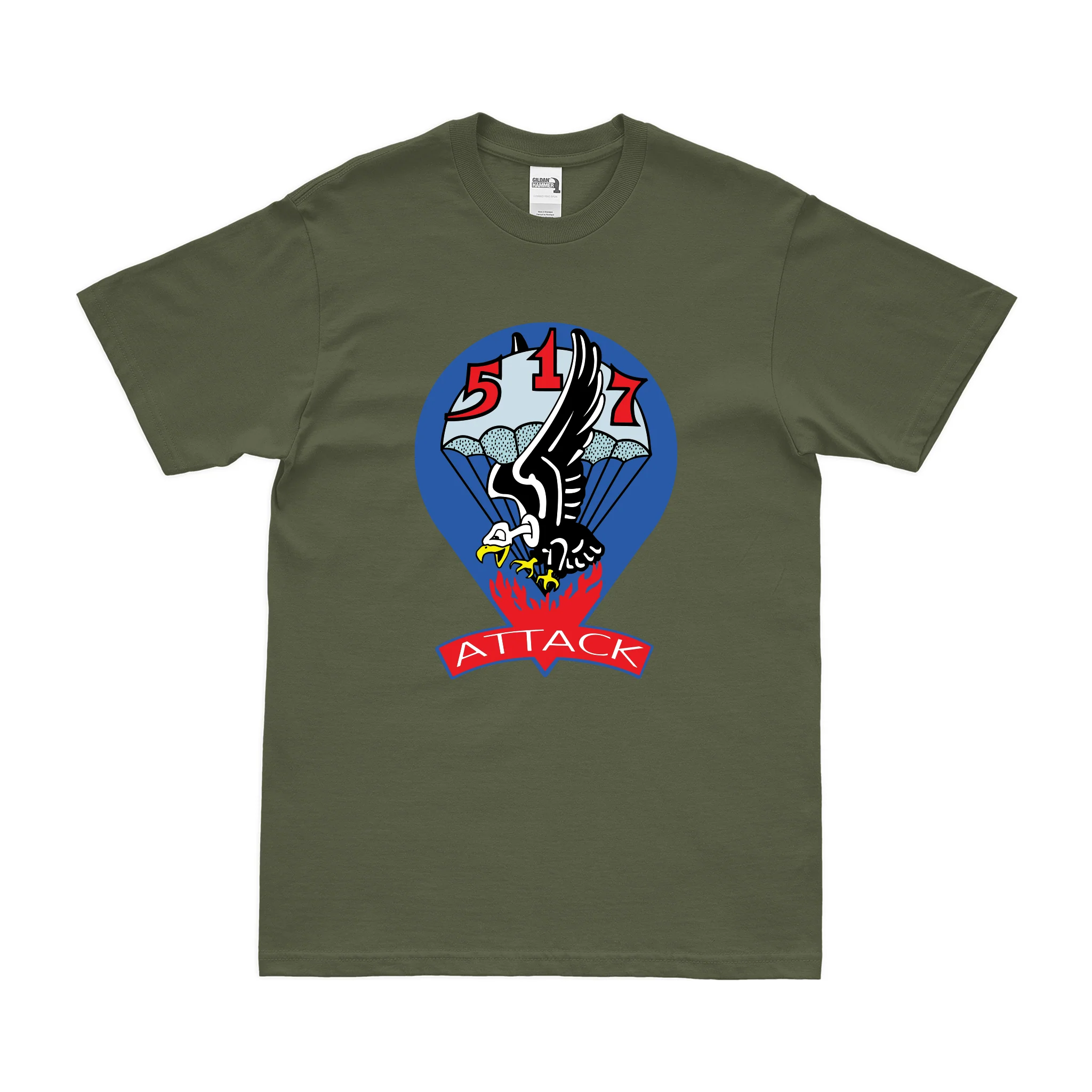 517th Parachute Infantry Regiment (517th PIR) T-Shirt - Image 2