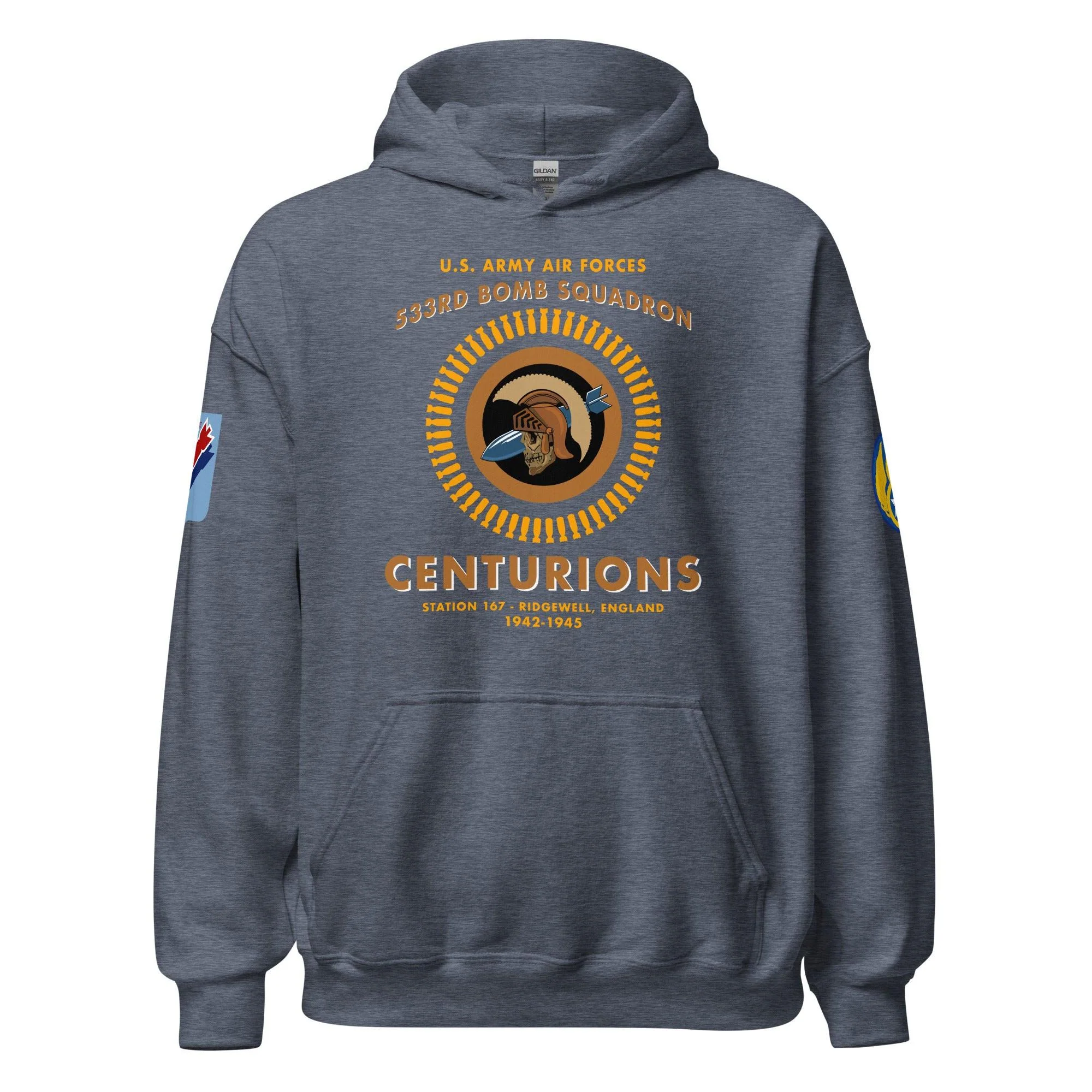 533rd Bomb Squadron 381st BG WW2 Legacy Unisex Hoodie - Image 17