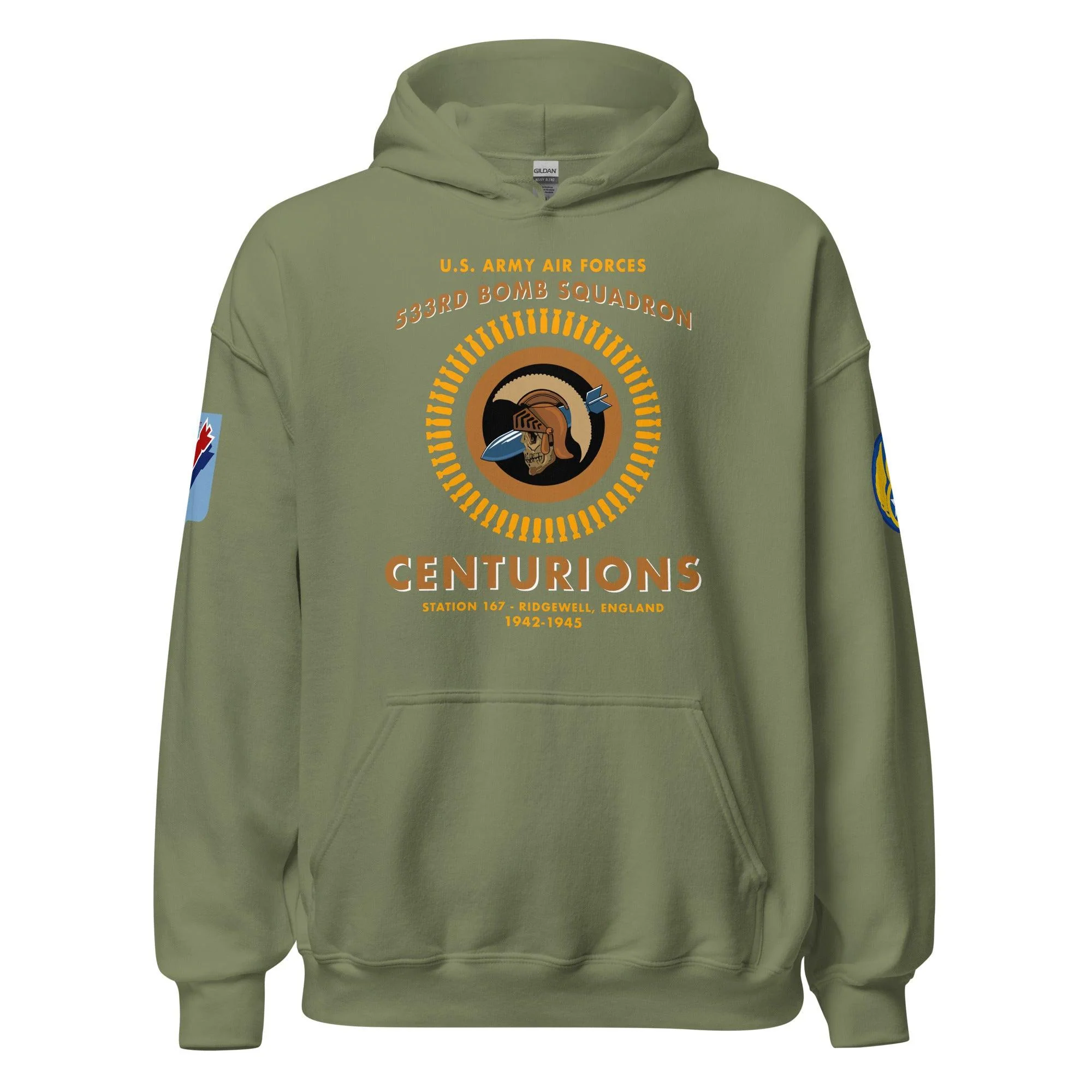 533rd Bomb Squadron 381st BG WW2 Legacy Unisex Hoodie - Image 21