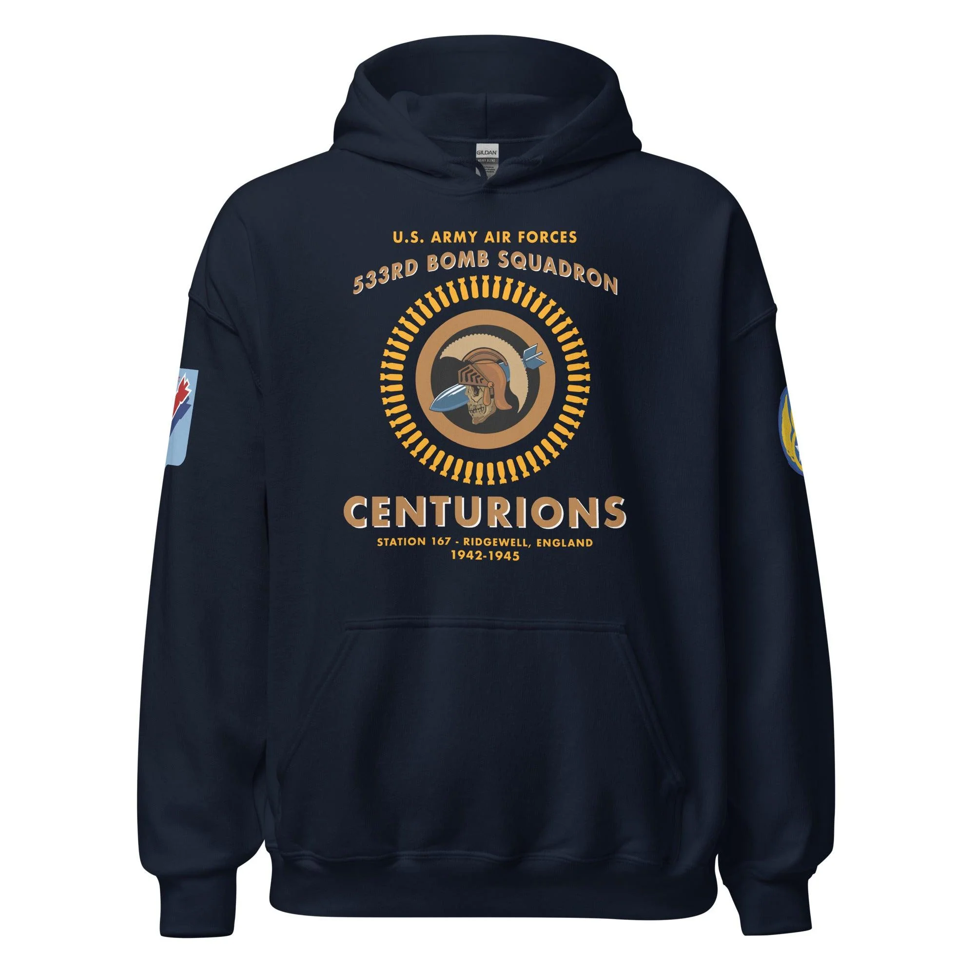 533rd Bomb Squadron 381st BG WW2 Legacy Unisex Hoodie - Image 5