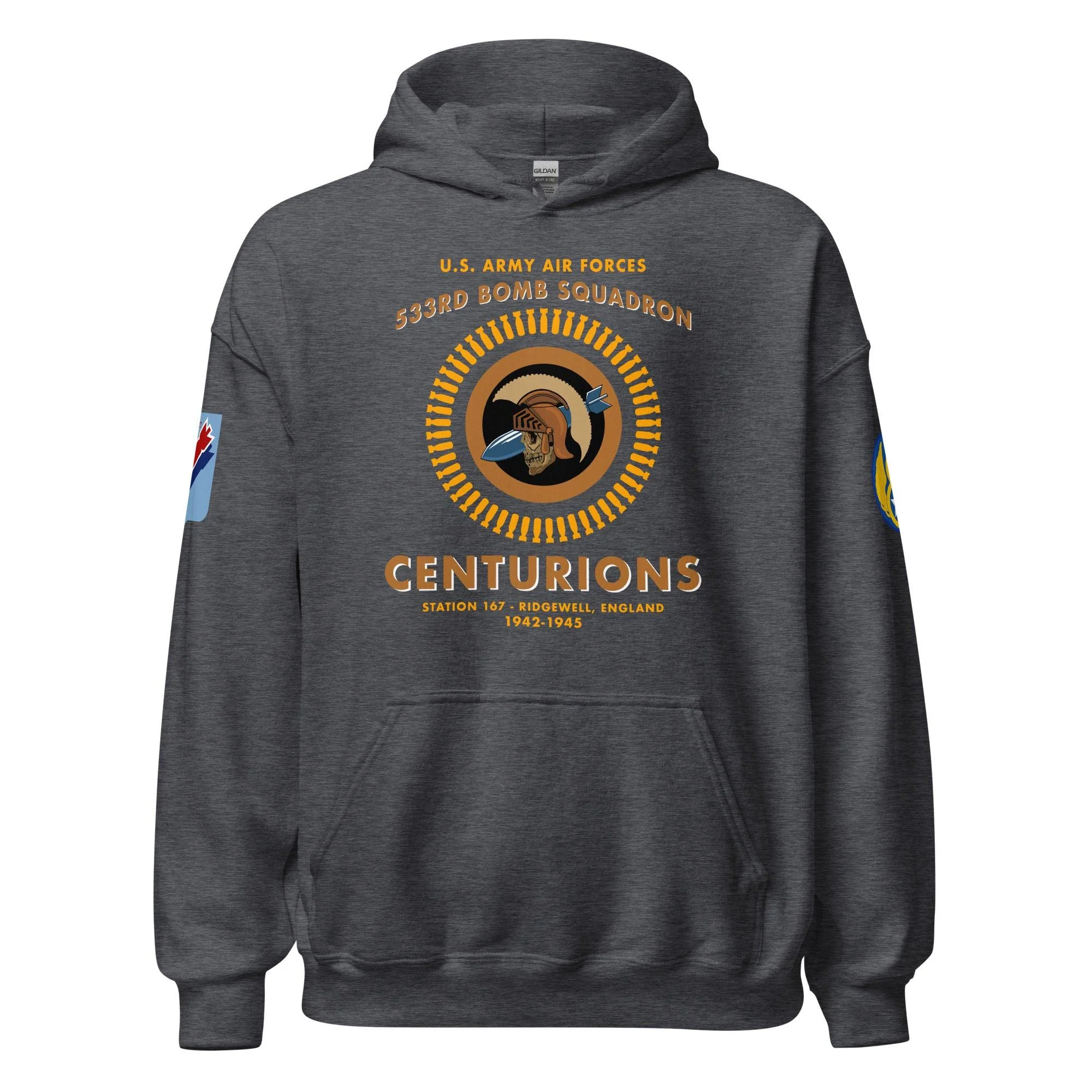 533rd Bomb Squadron 381st BG WW2 Legacy Unisex Hoodie - Image 9
