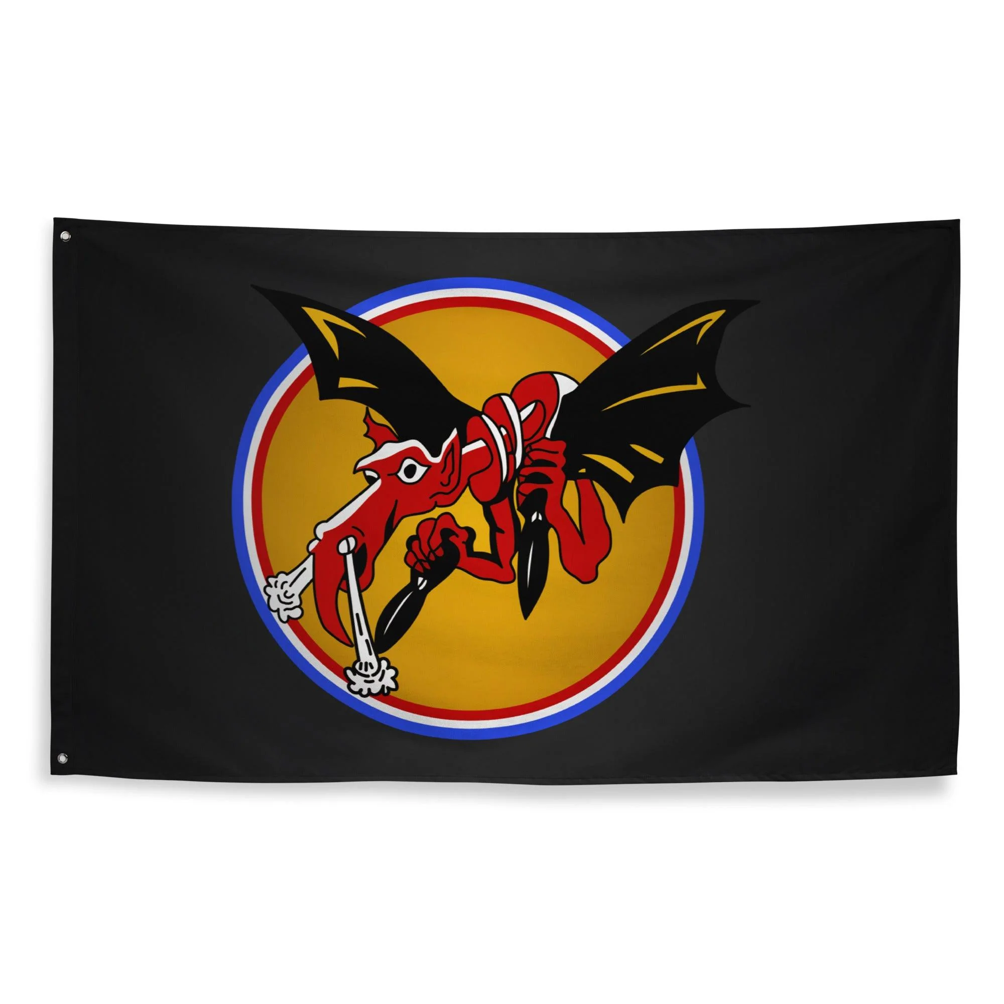 534th Bombardment Squadron WW2 Black Flag - Image 3