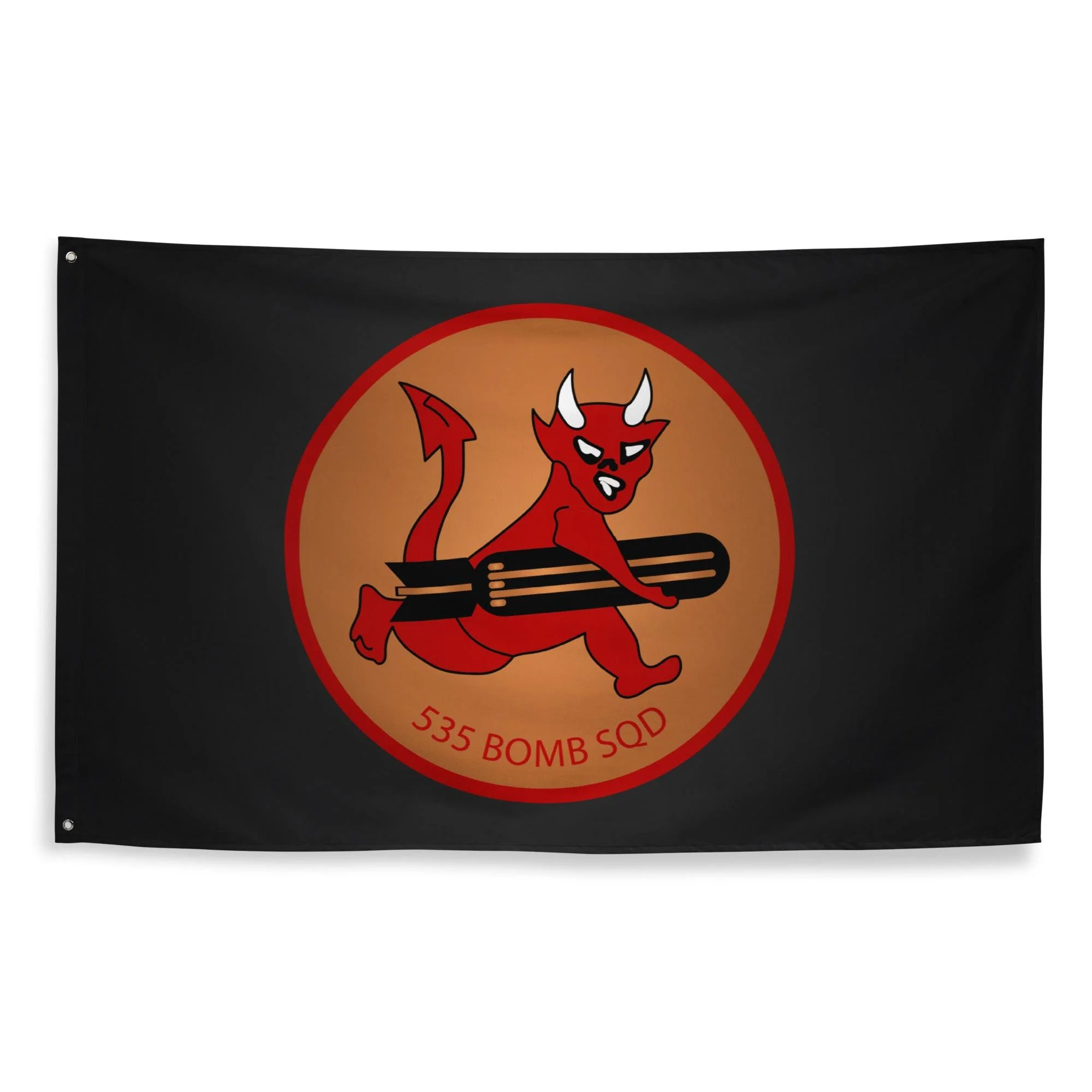 535th Bombardment Squadron WW2 Black Flag - Image 3