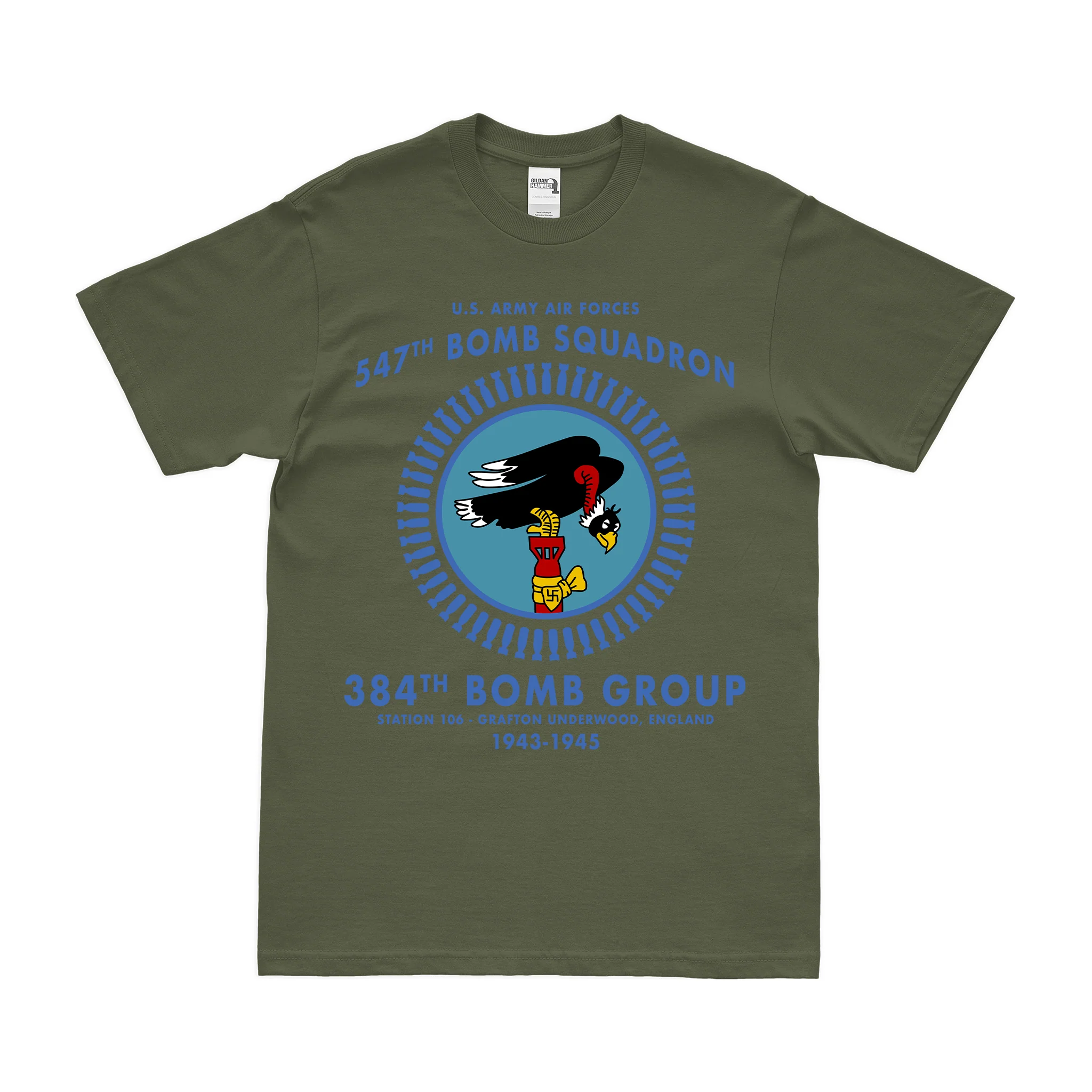 547th Bomb Squadron WW2 Legacy T-Shirt - Image 2