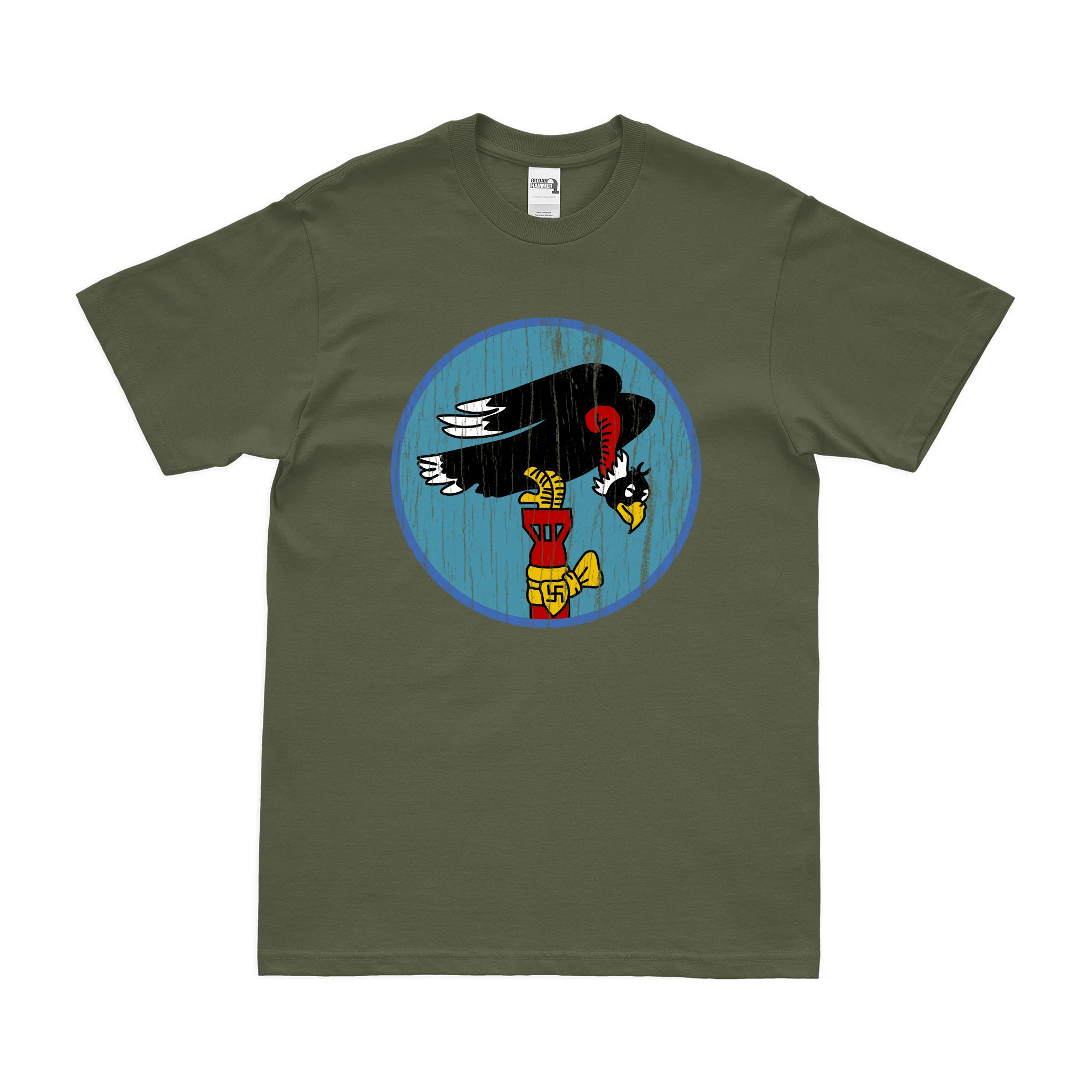 547th Bombardment Squadron WW2 Emblem T-Shirt - 384th Bomb Group, Eighth Air Force - Image 4