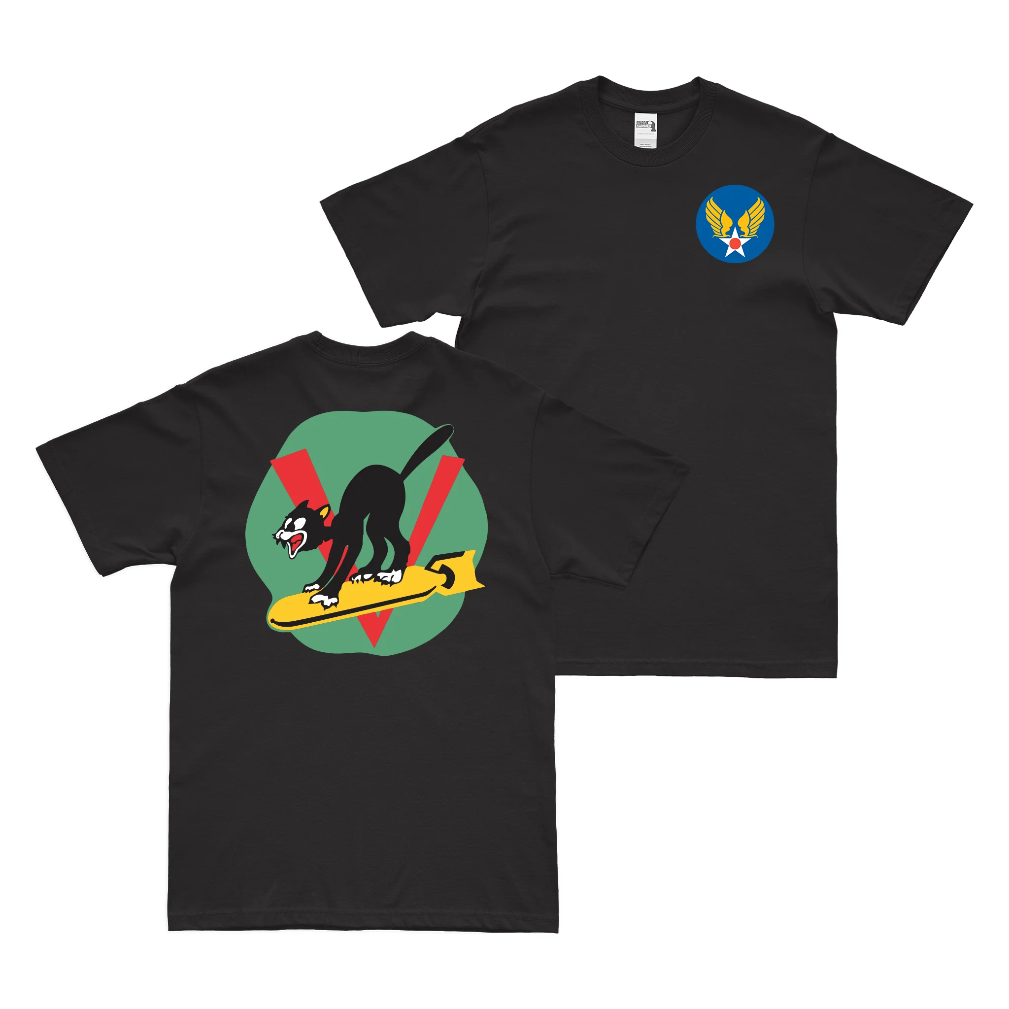 Double-Sided 553rd Bombardment Squadron WW2 T-Shirt
