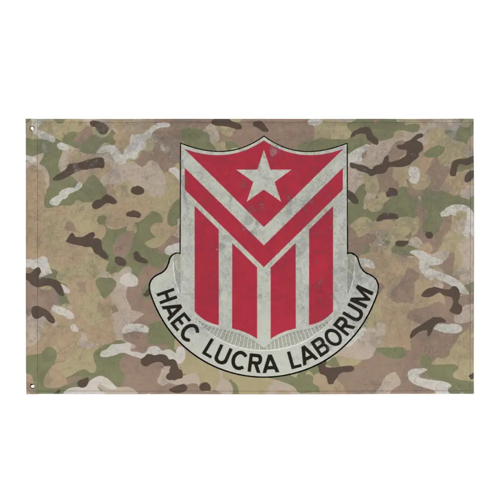 554th Engineer Battalion Indoor Wall Flag