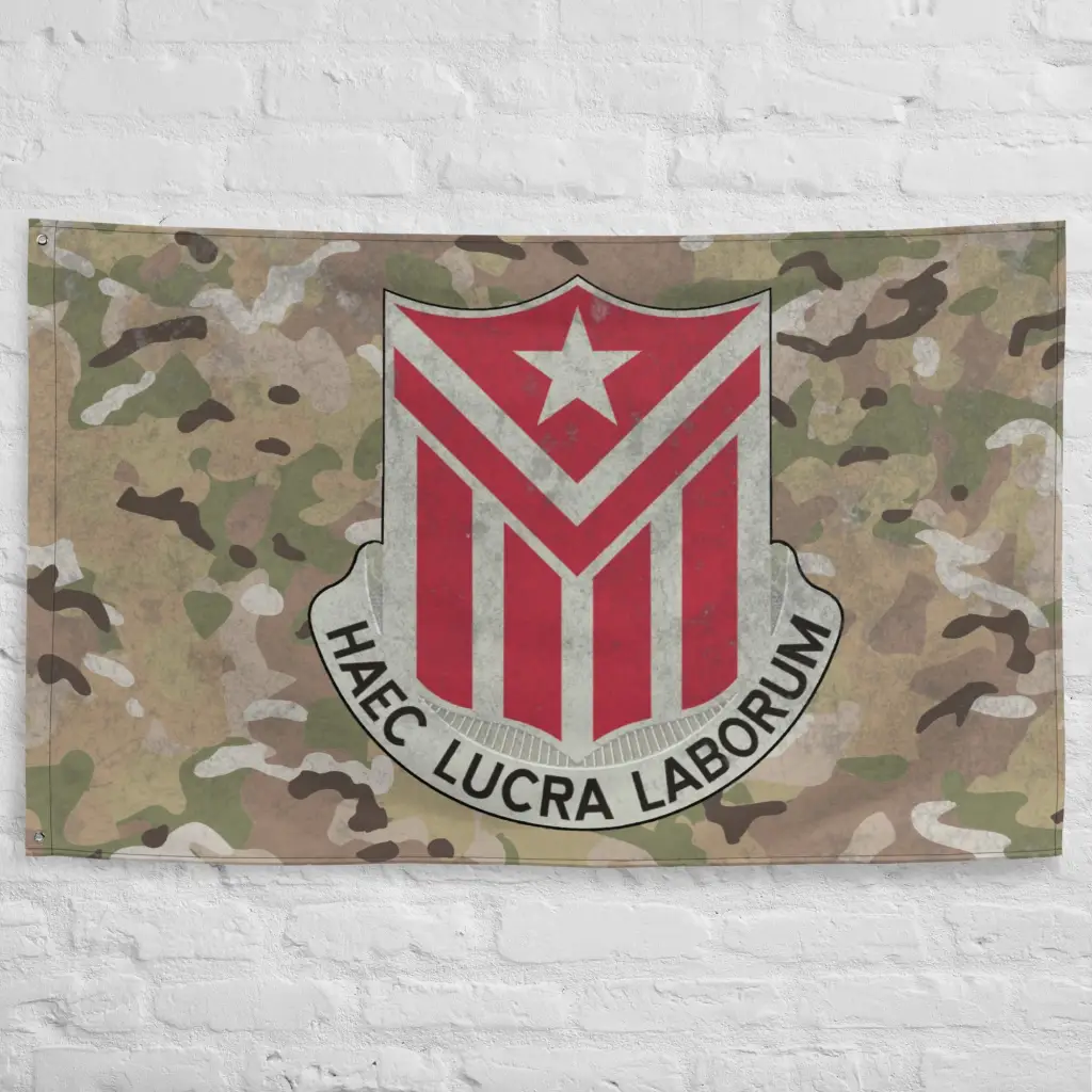 554th Engineer Battalion Indoor Wall Flag - Image 5