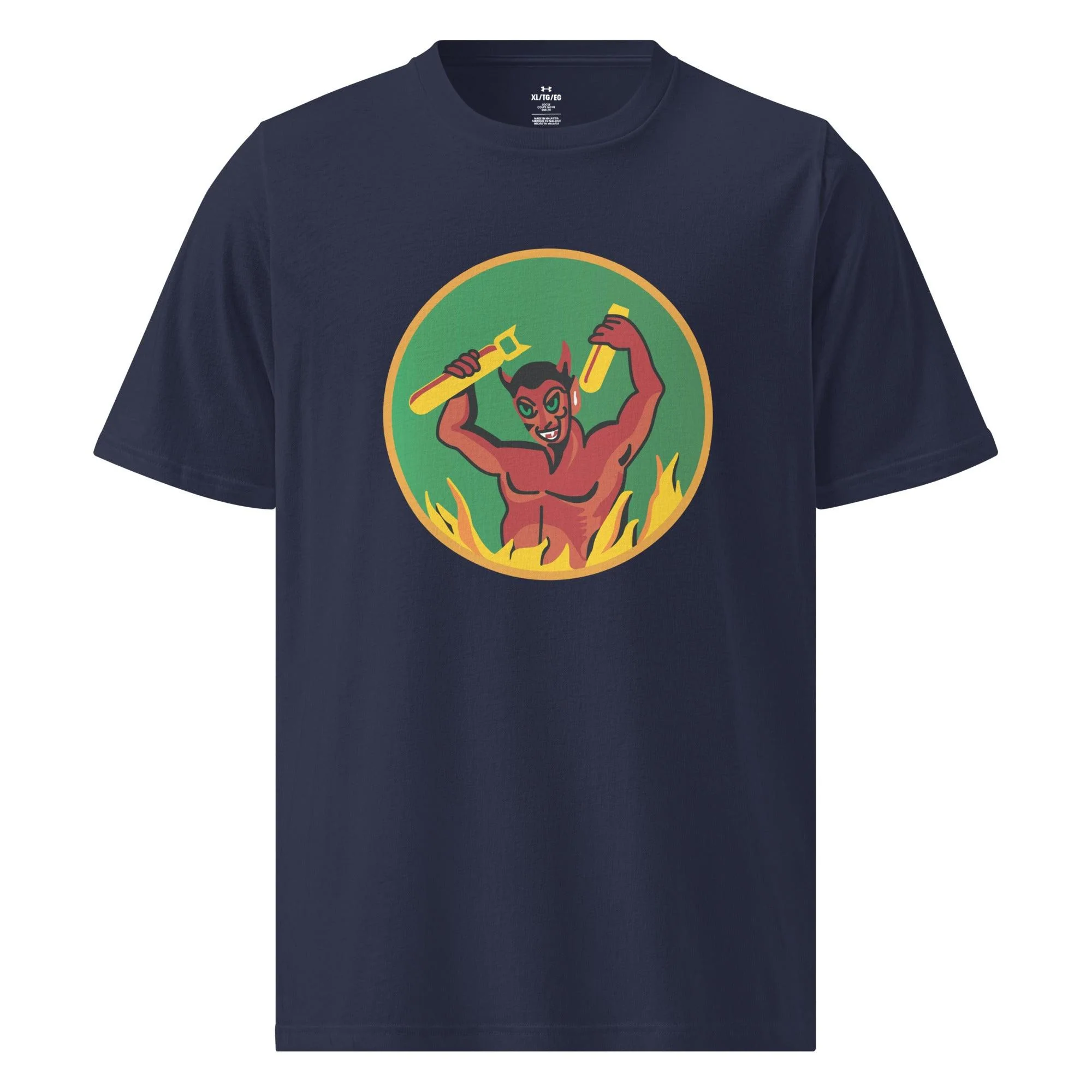 555th Bomb Squadron WW2 Under Armour® Athletic T-Shirt - Image 5
