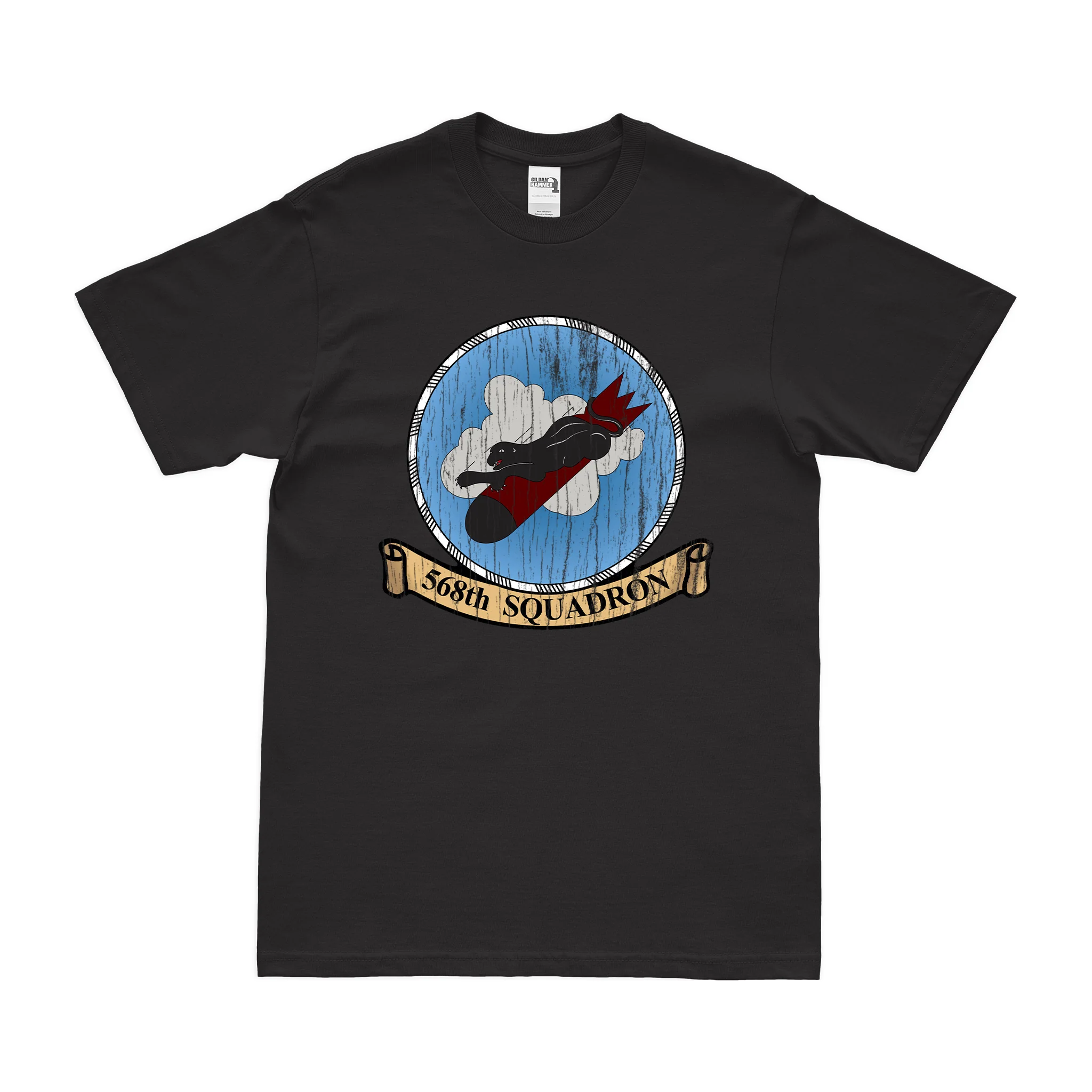 568th Bombardment Squadron USAAF WW2 T-Shirt - Image 3