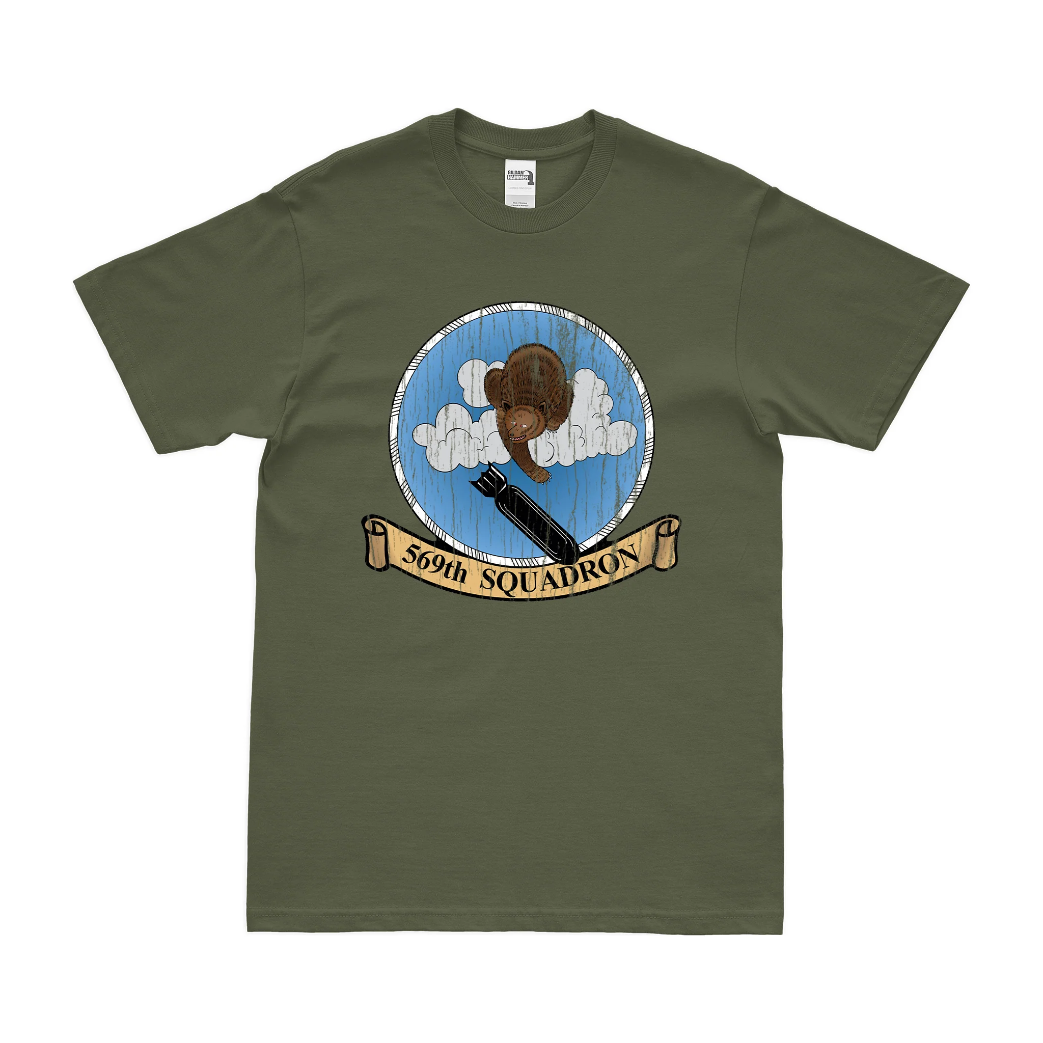 569th Bombardment Squadron USAAF WW2 T-Shirt - Image 4