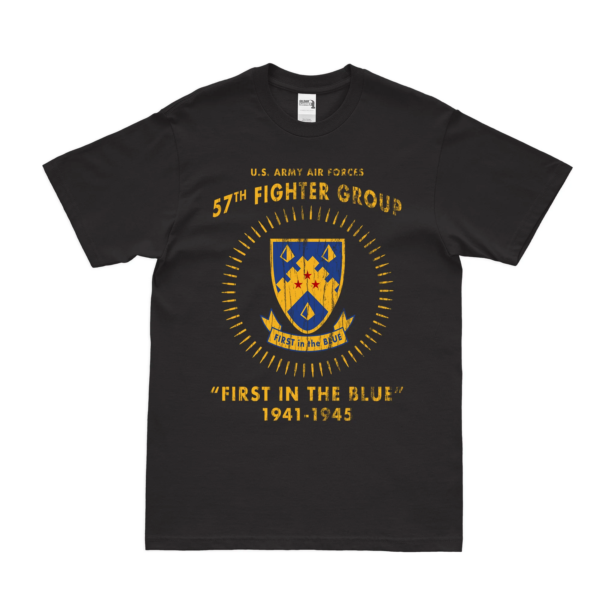 57th Fighter Group WW2 Legacy T-Shirt - Image 3