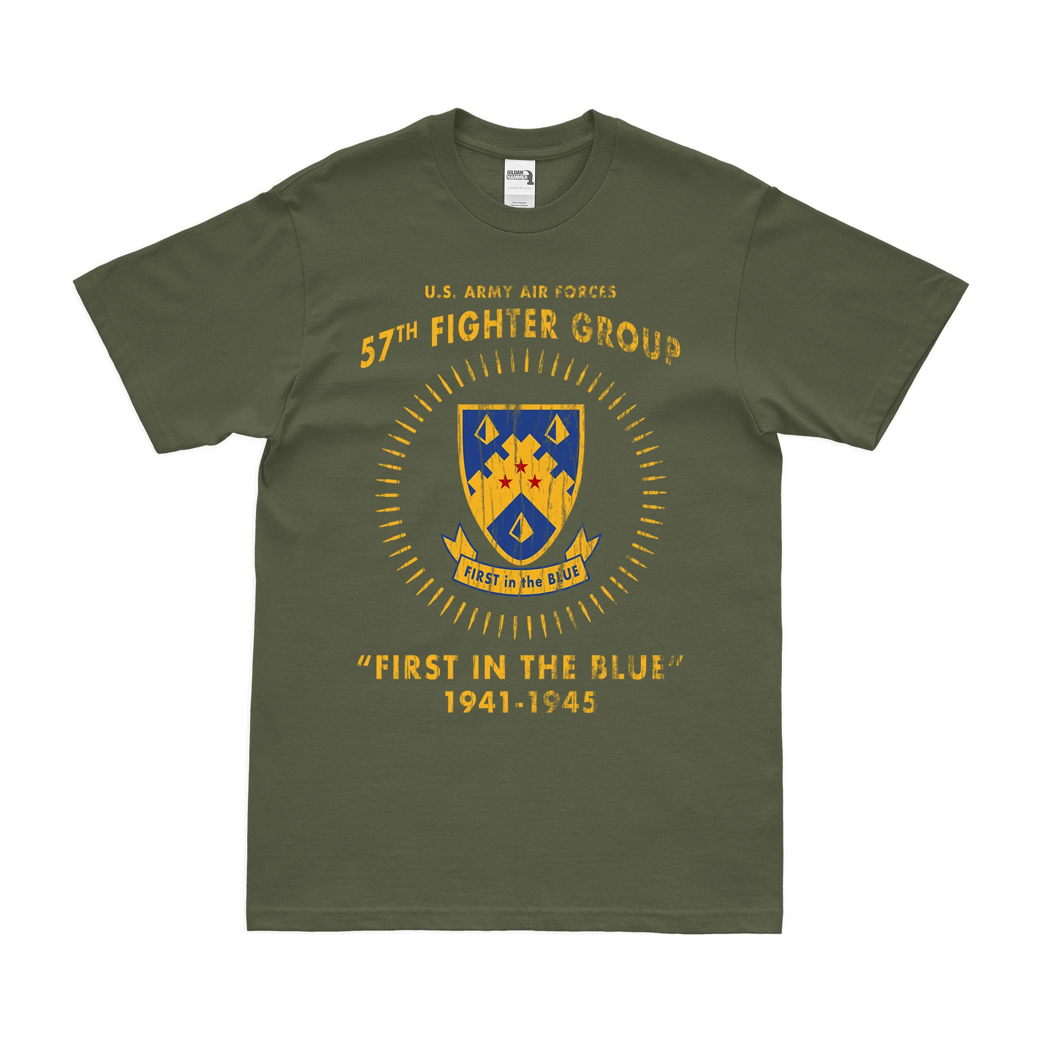 57th Fighter Group WW2 Legacy T-Shirt - Image 4