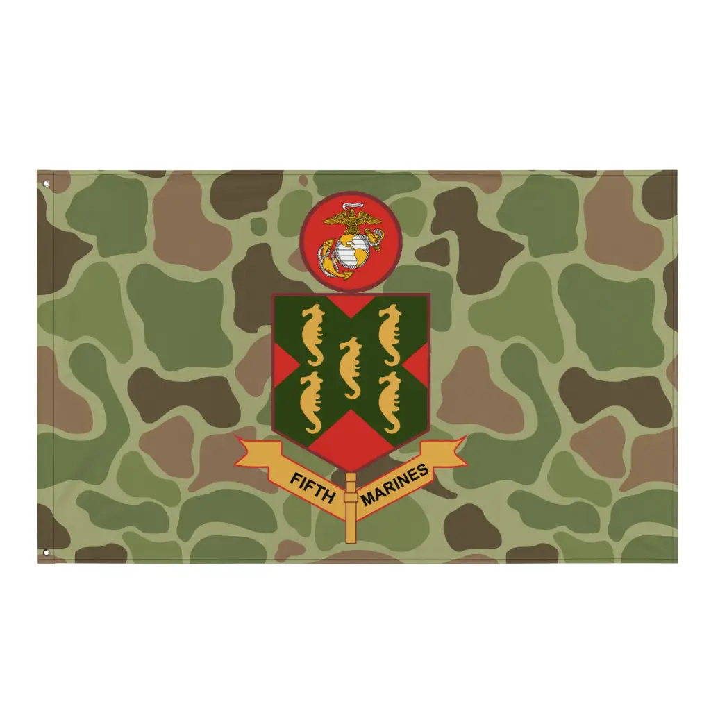 5th Marine Regiment Frogskin Camo Flag