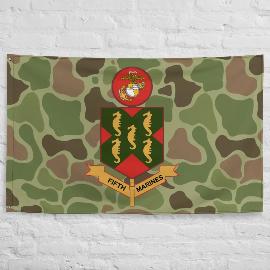 5th Marine Regiment Frogskin Camo Flag - Image 4