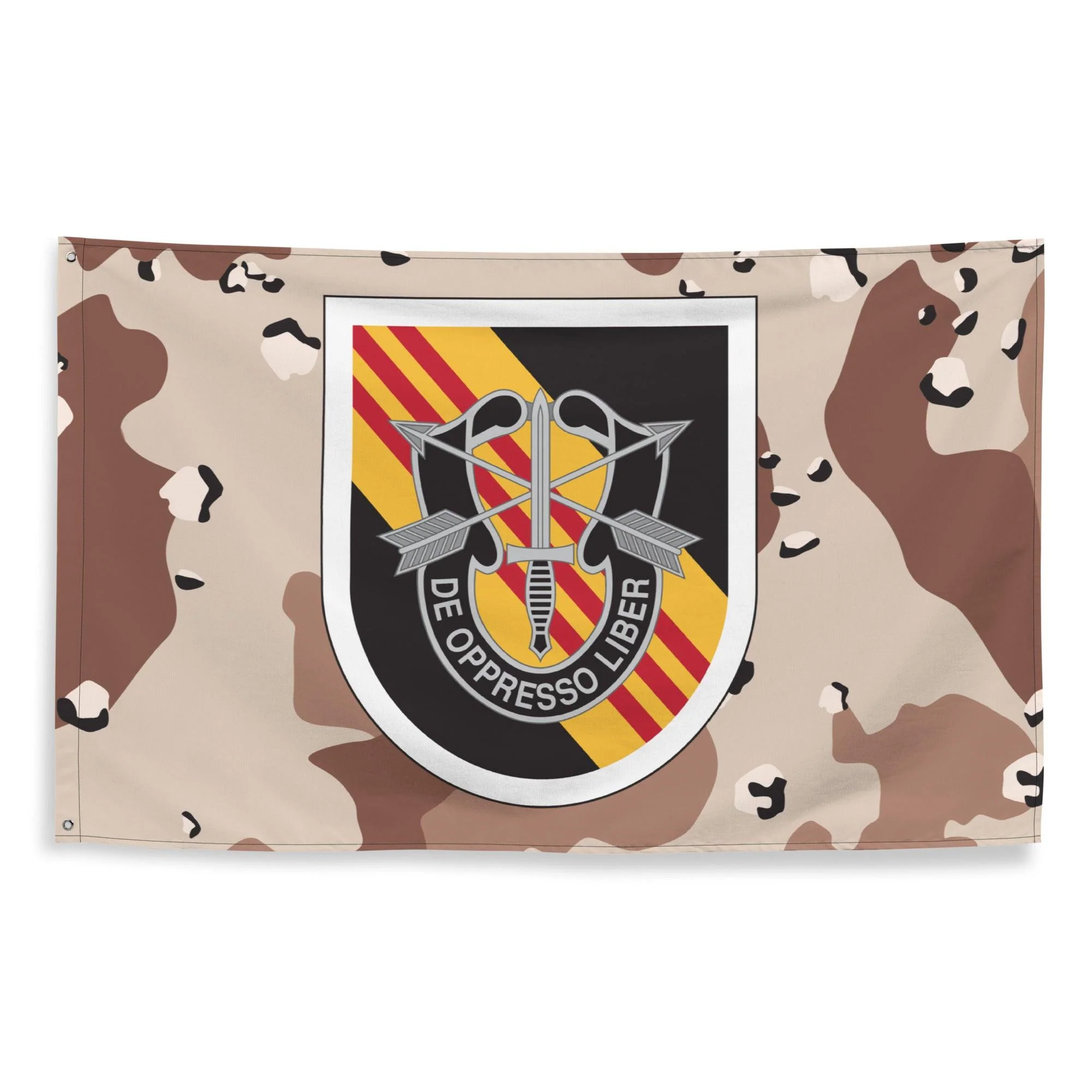5th SFG (A) Chocolate Chip Camo Flag - Image 3