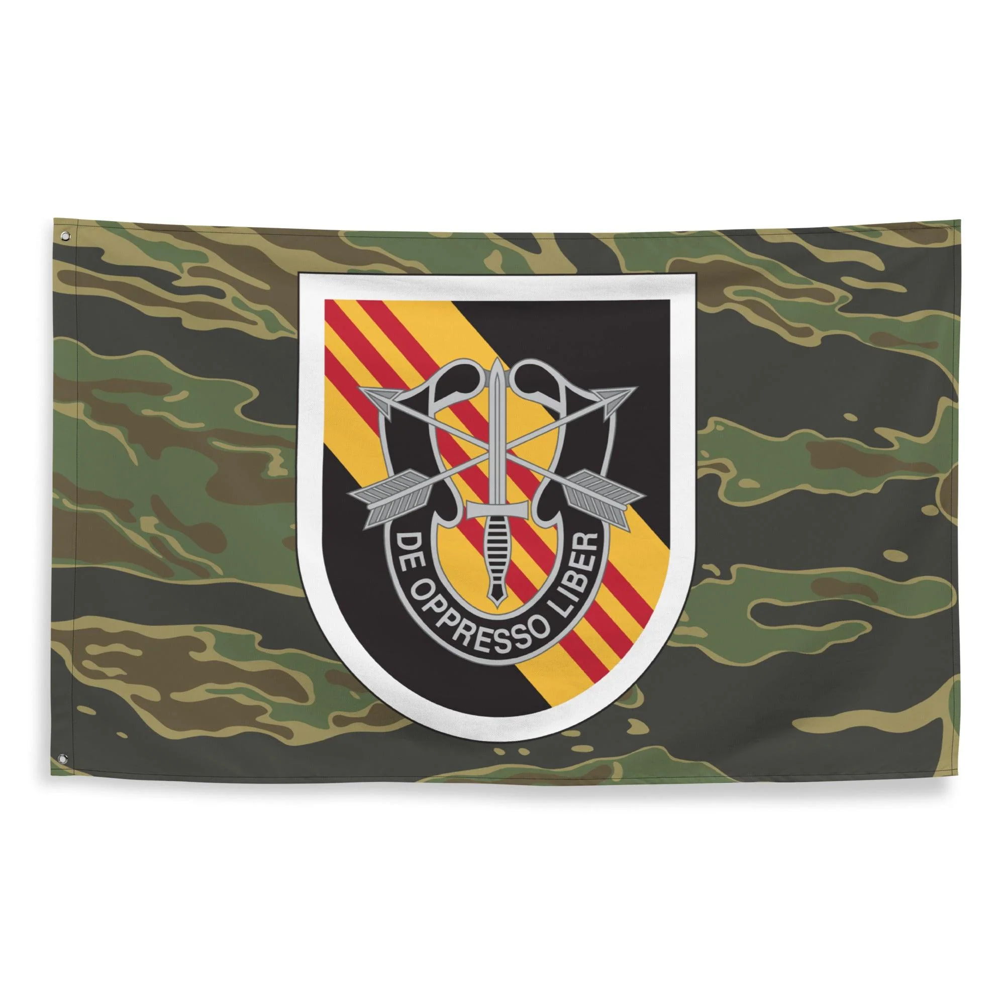 5th Special Forces Group (5th SFG) Tiger Stripe Camo Flag - Image 3