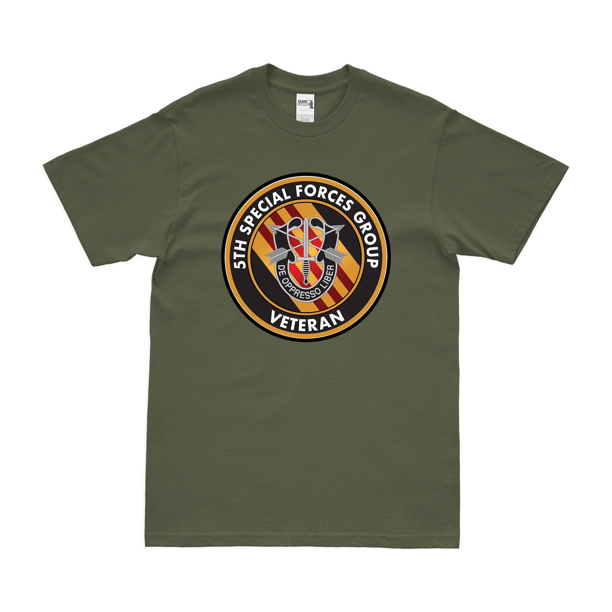 5th Special Forces Group (5th SFG) Veteran T-Shirt - Image 2